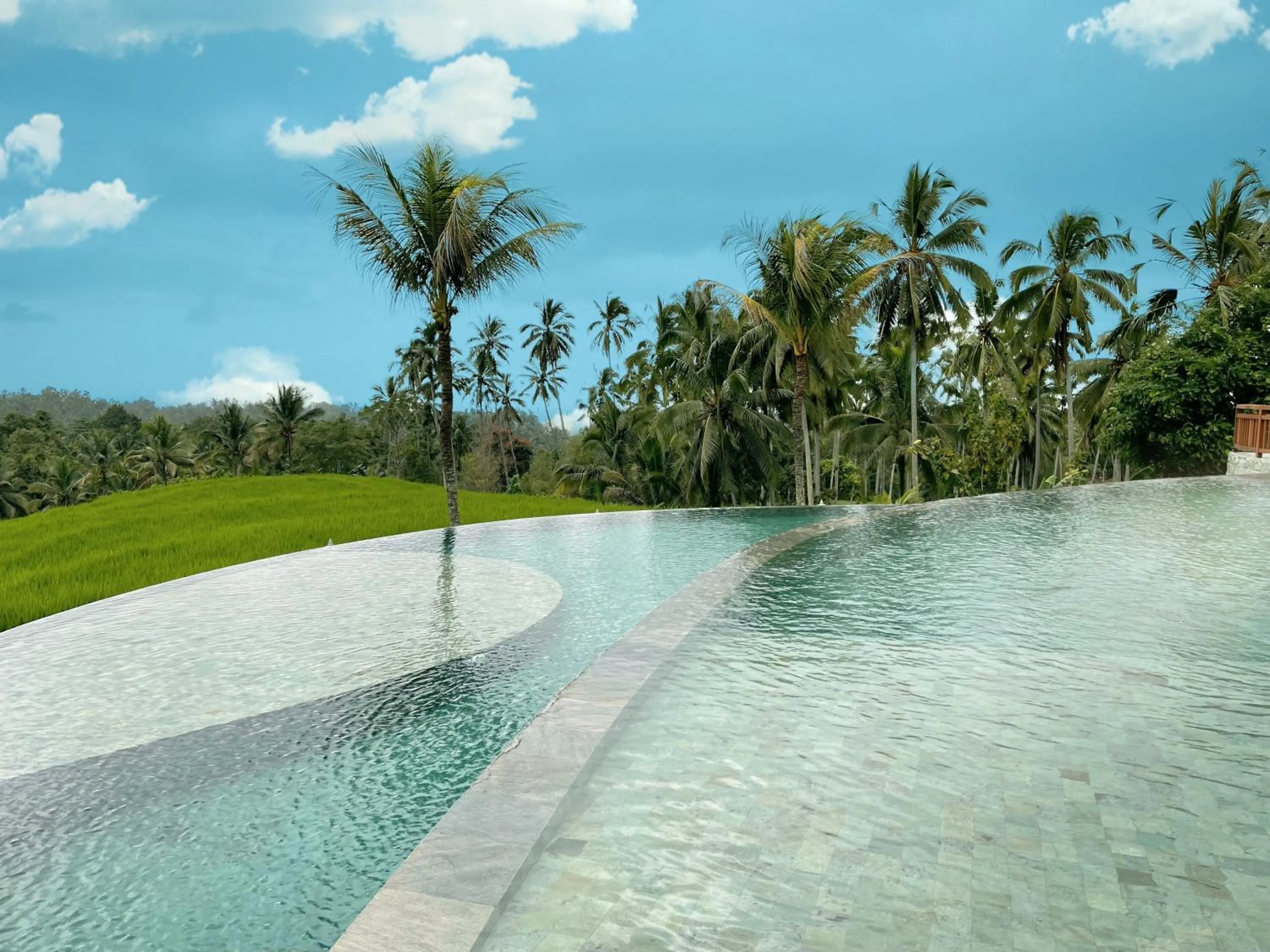 Pool view in Puri Dajuma Terrace Eco Lodge & Spa