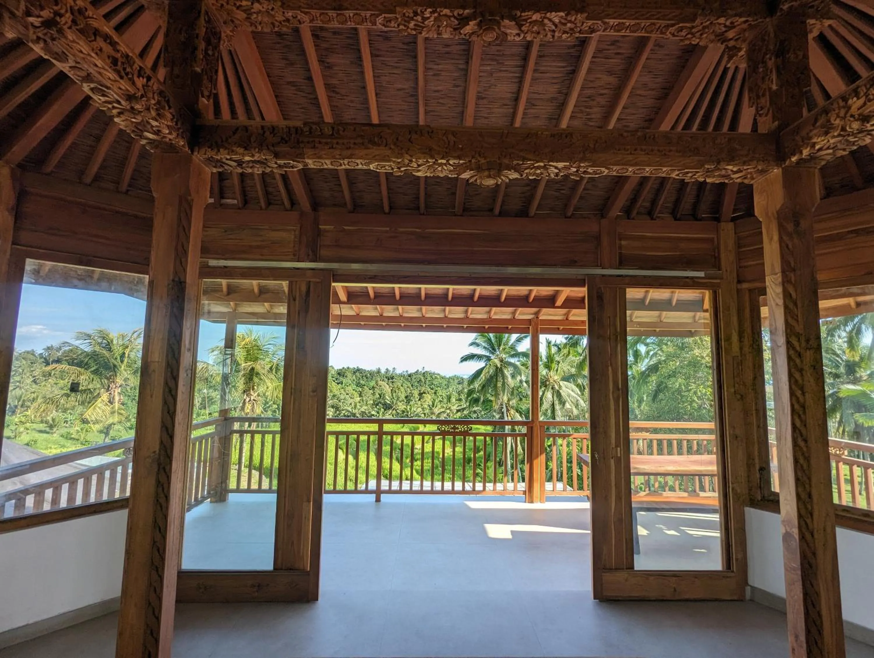 Patio in Puri Dajuma Terrace Eco Lodge & Spa