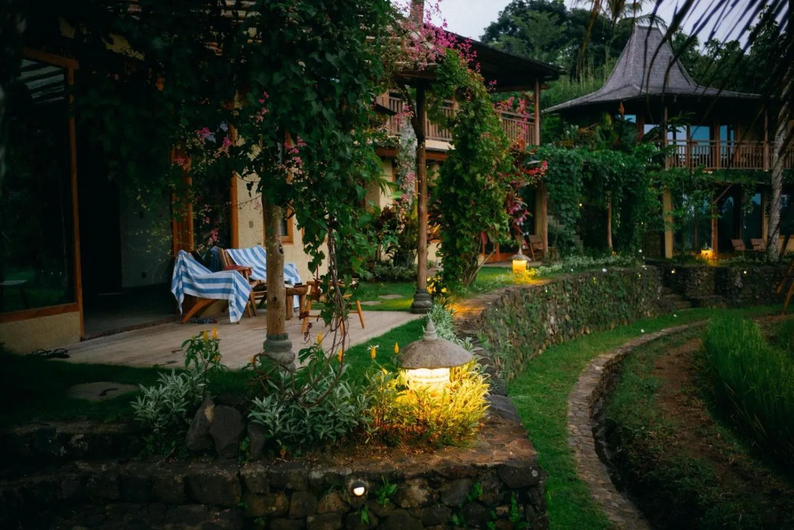 Balcony/Terrace in Puri Dajuma Terrace Eco Lodge & Spa