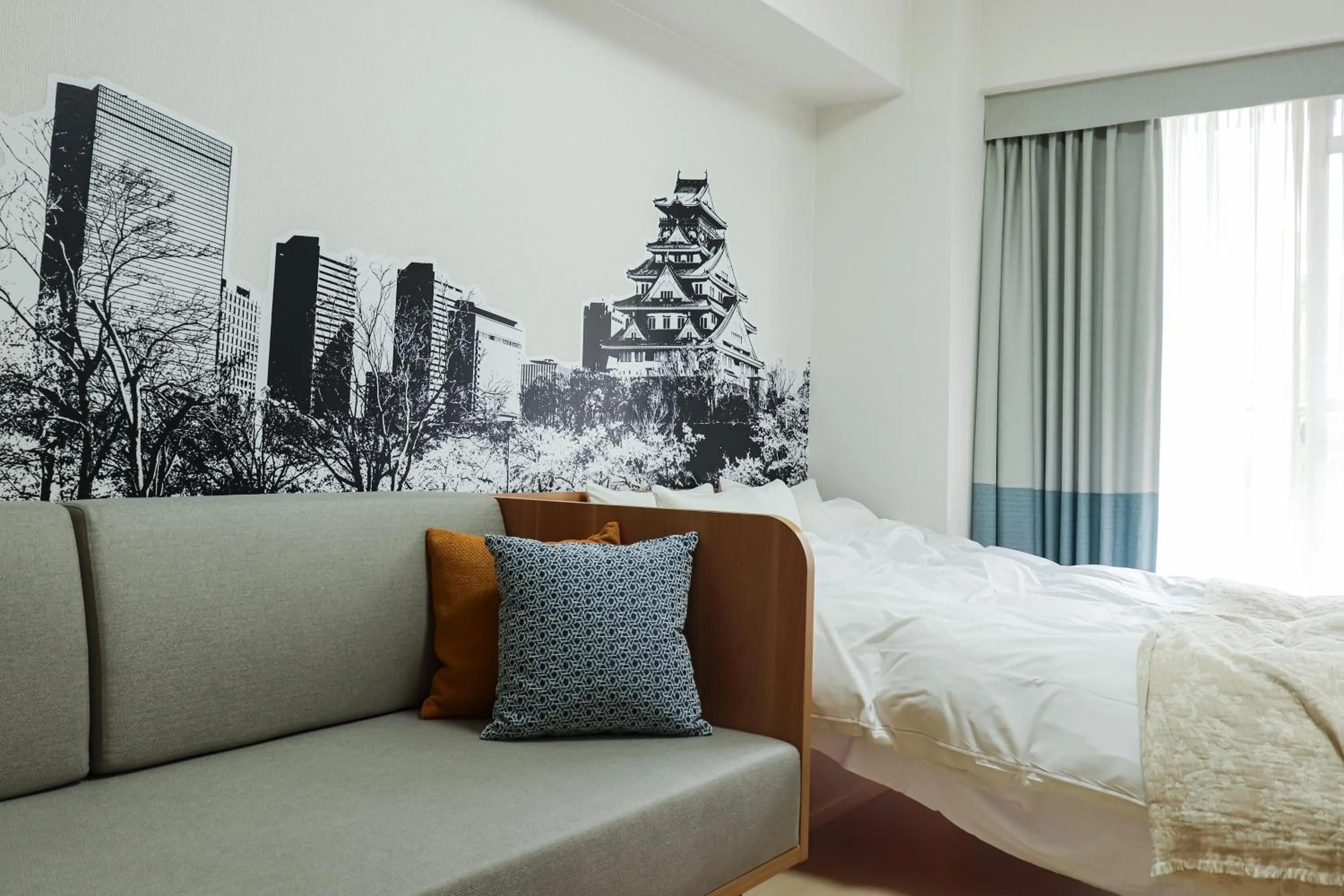 Bedroom, Bed in yksi STAY ＆ APARTMENT OSAKA