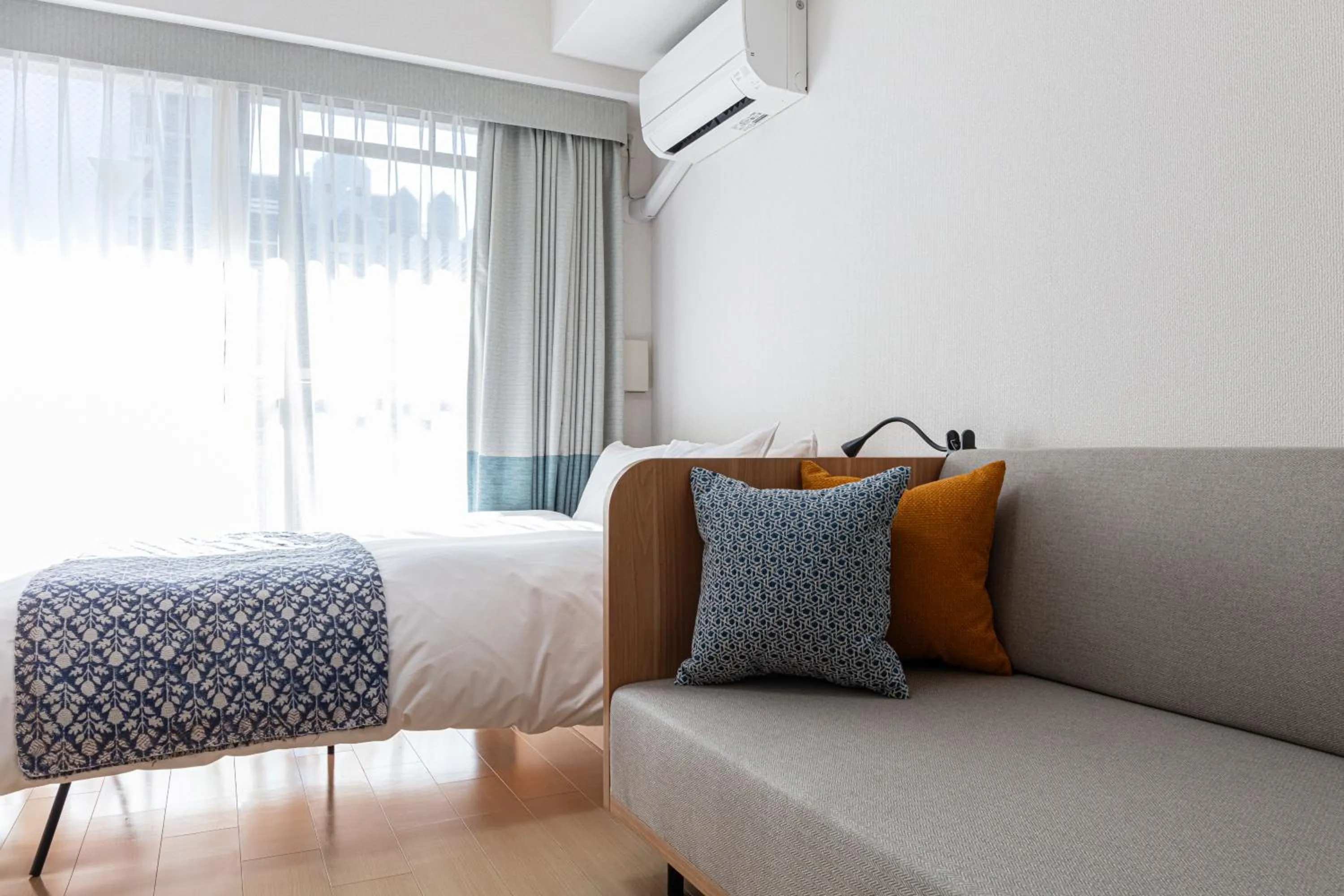 Bed in yksi STAY ＆ APARTMENT OSAKA