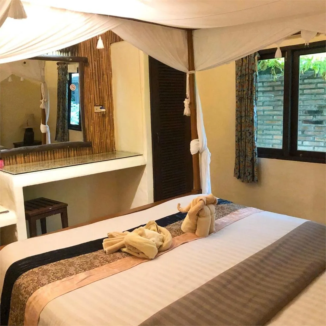 Bed in Villa Bali Eco Resort, Rayong