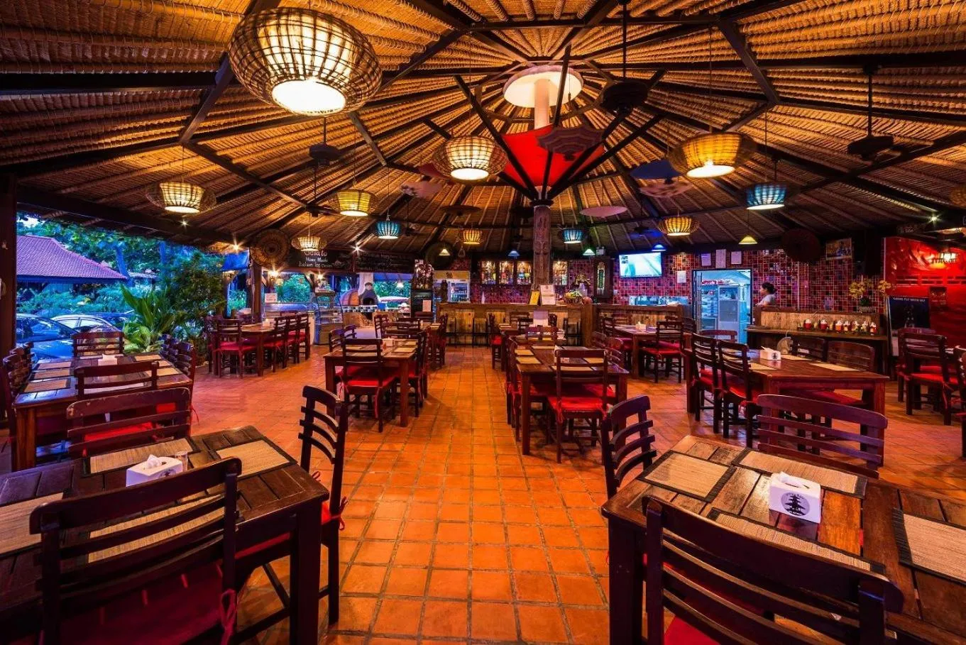 Restaurant/places to eat in Villa Bali Eco Resort, Rayong