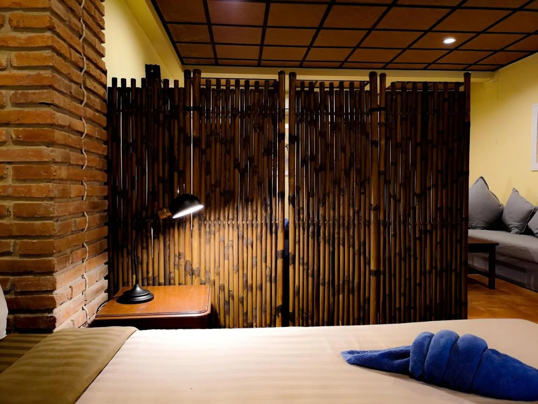 Bed in Villa Bali Eco Resort, Rayong