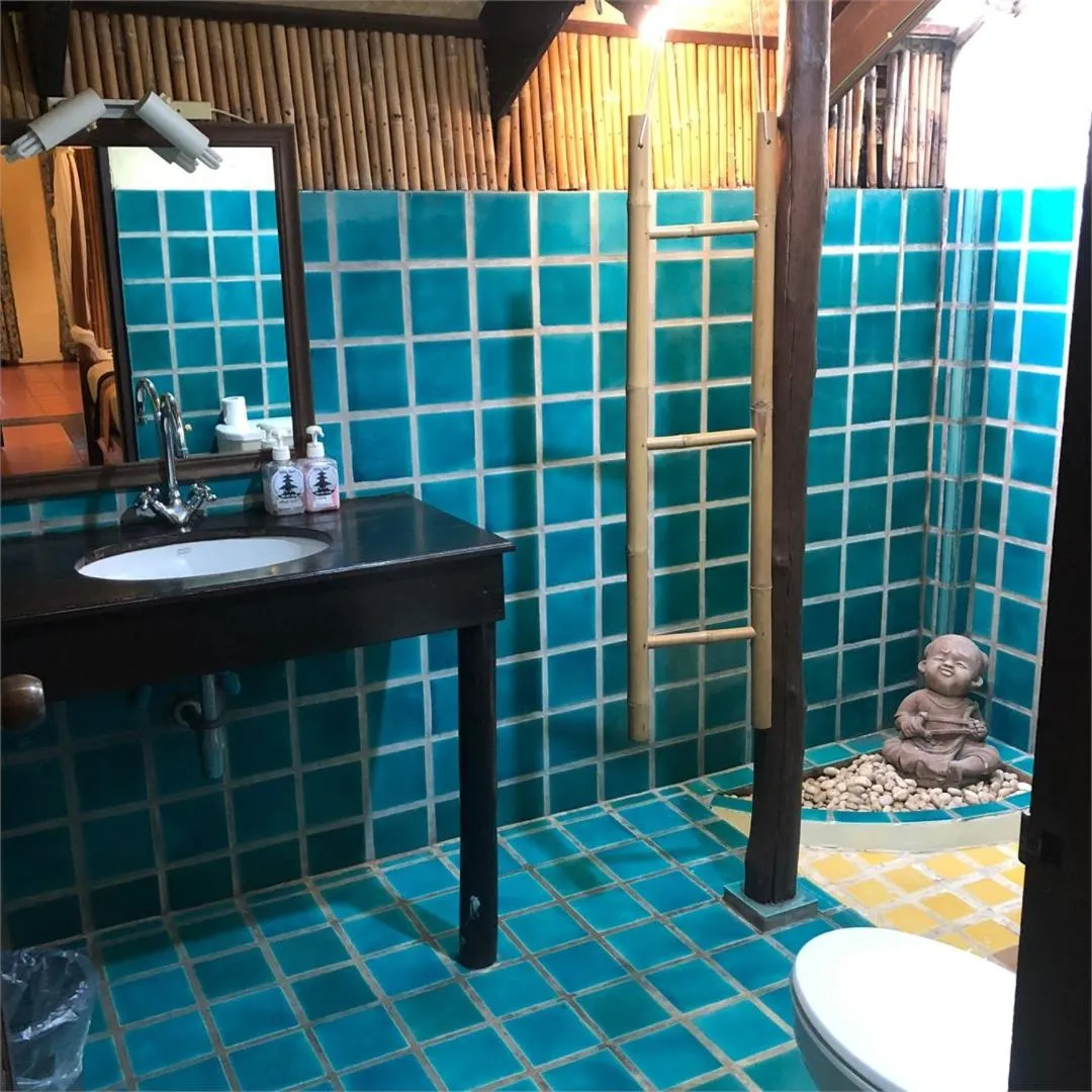 Bathroom in Villa Bali Eco Resort, Rayong
