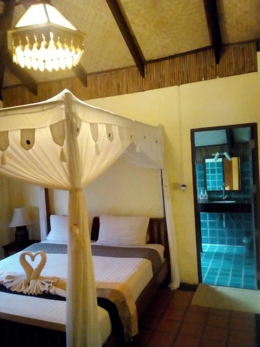Bed in Villa Bali Eco Resort, Rayong