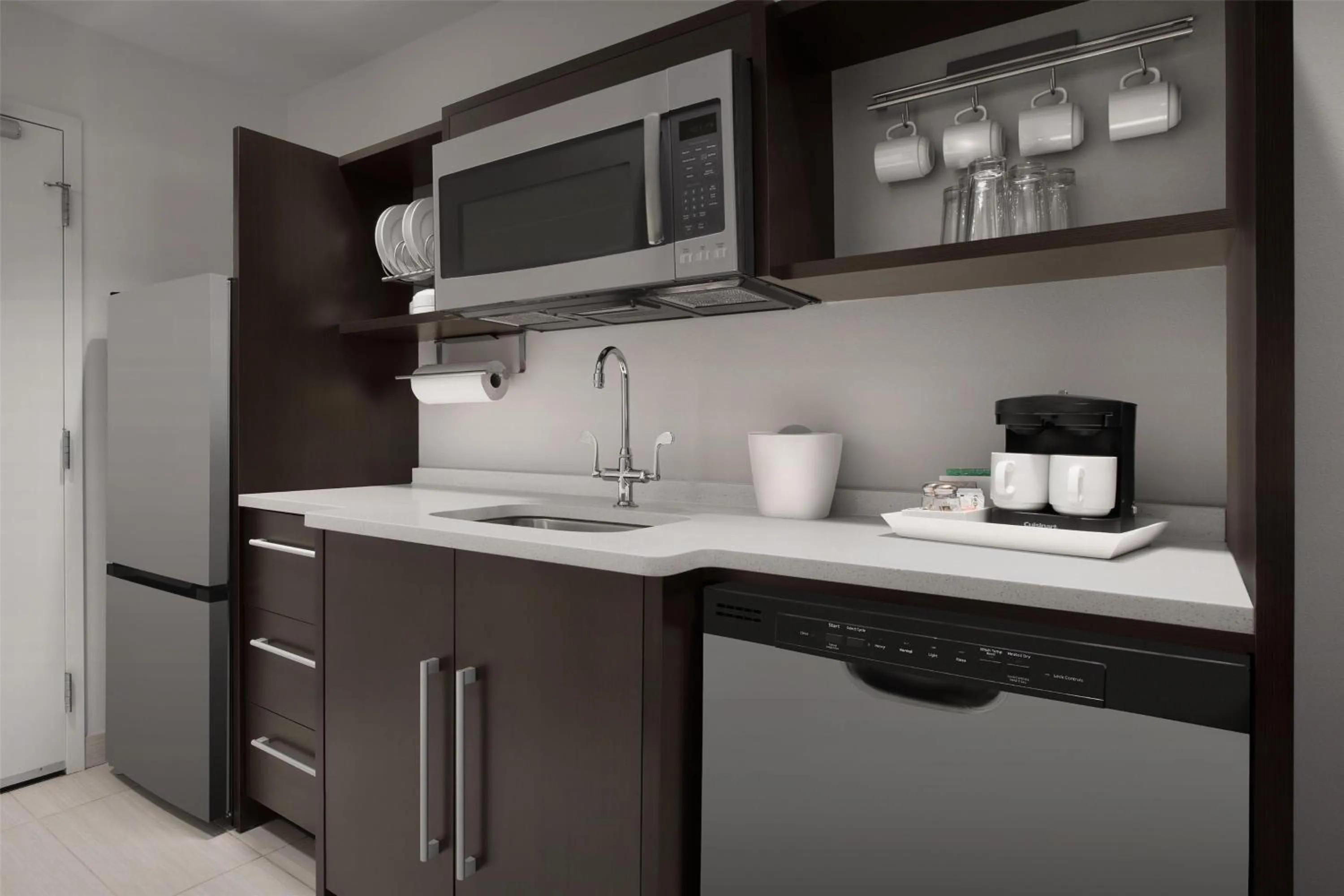 Kitchen or kitchenette in Home2 Suites by Hilton Sioux Falls Sanford Medical Center