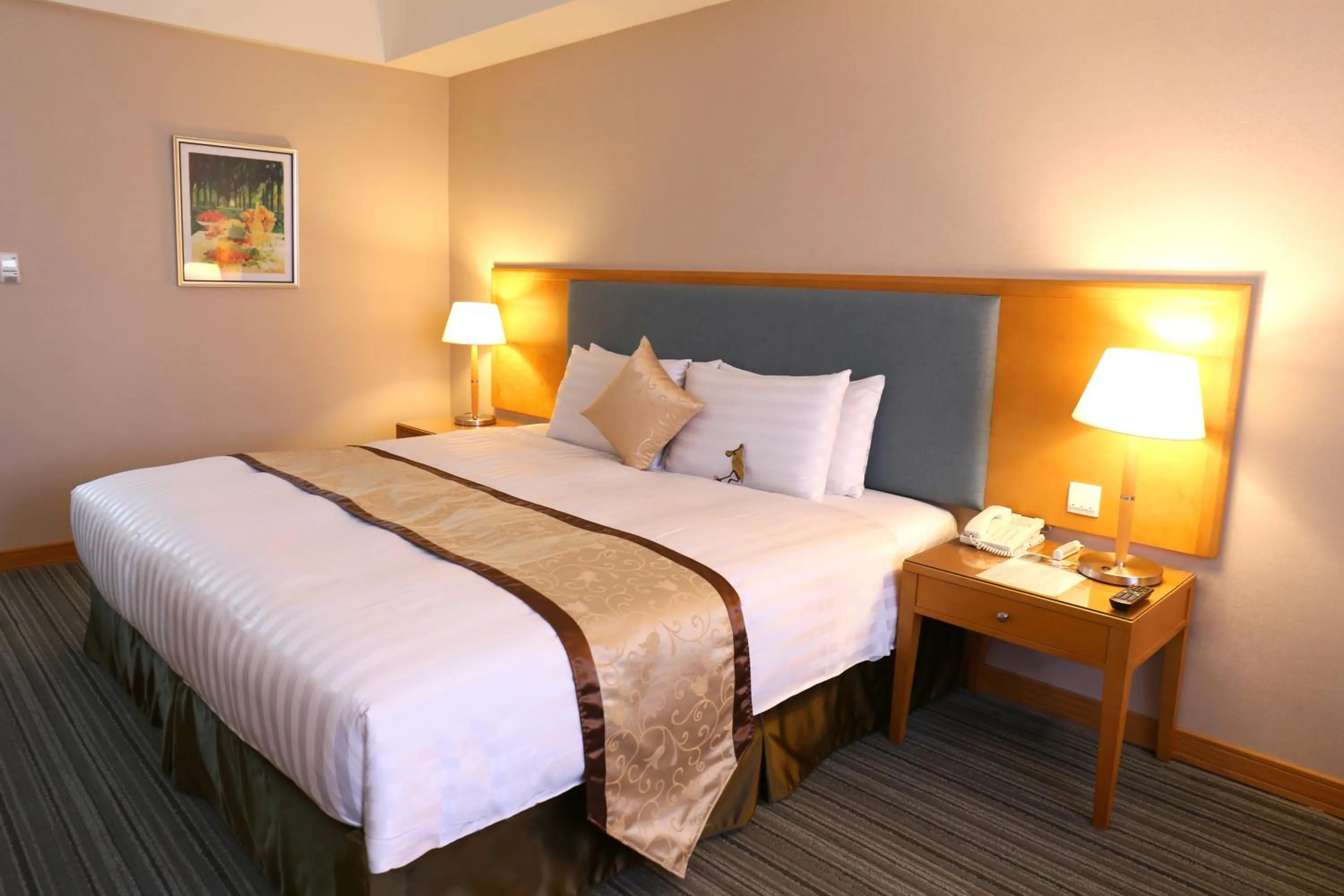 Bed in Fushin Hotel - Tainan