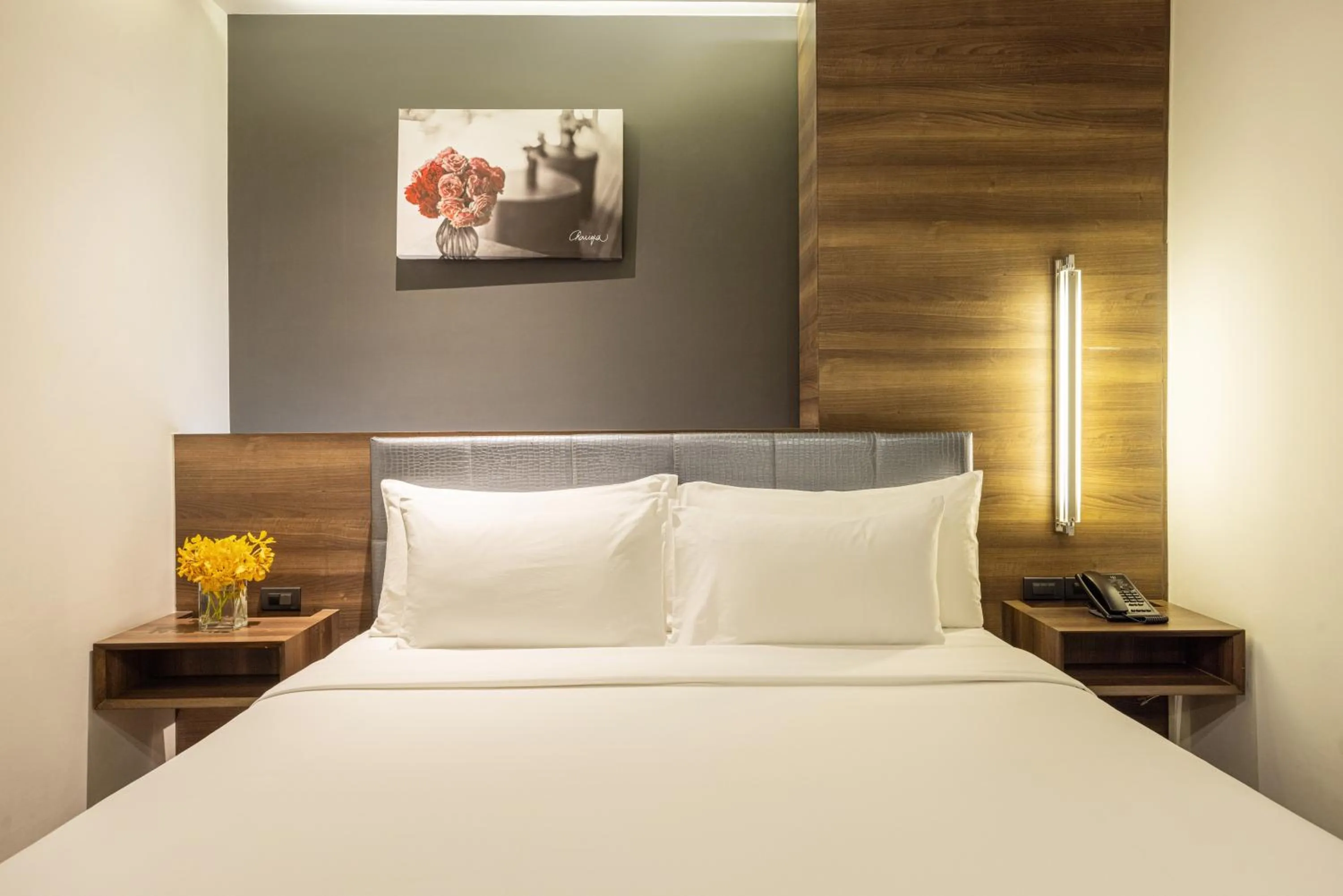 Bed in LiT BANGKOK Residence