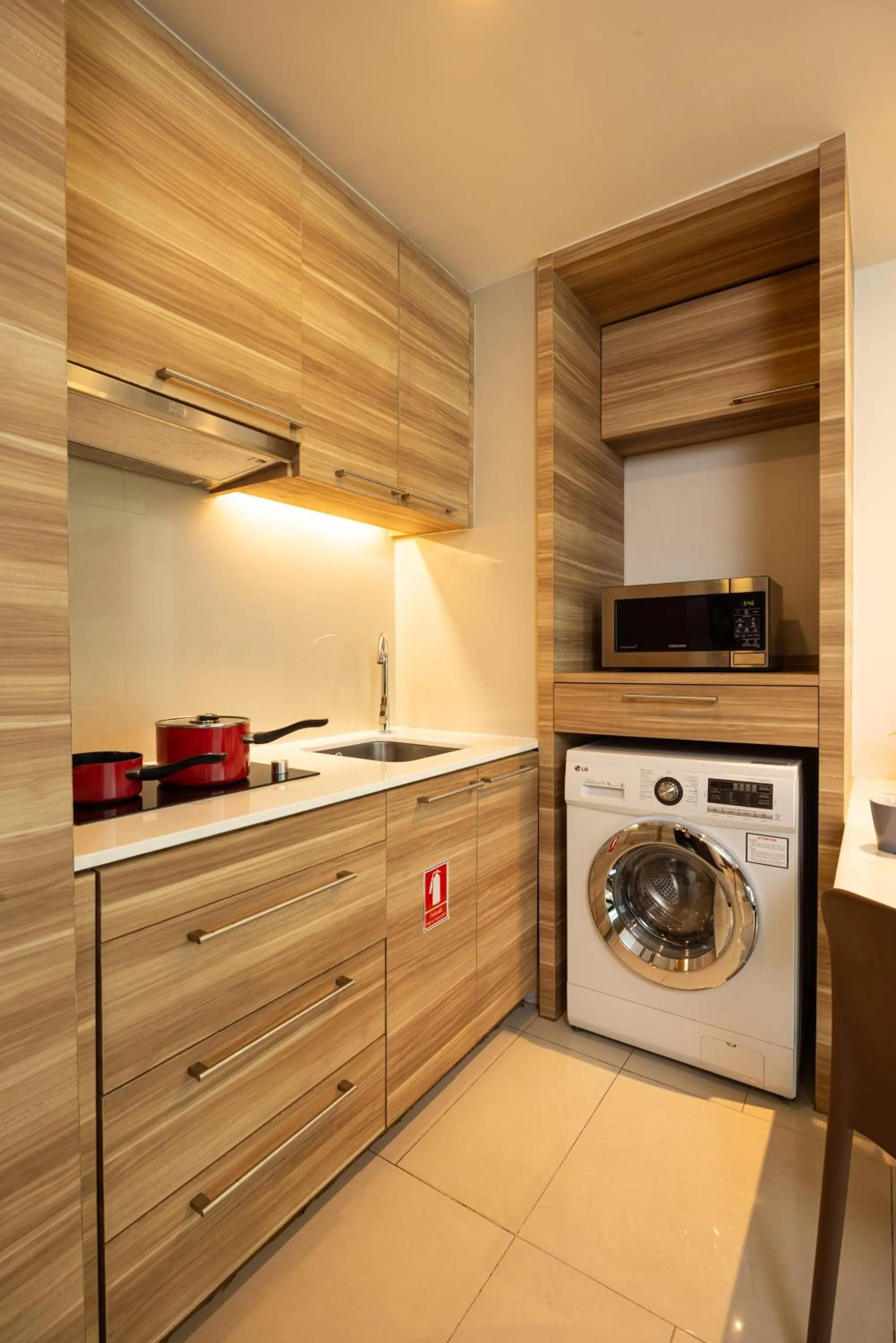 Kitchen or kitchenette in LiT BANGKOK Residence