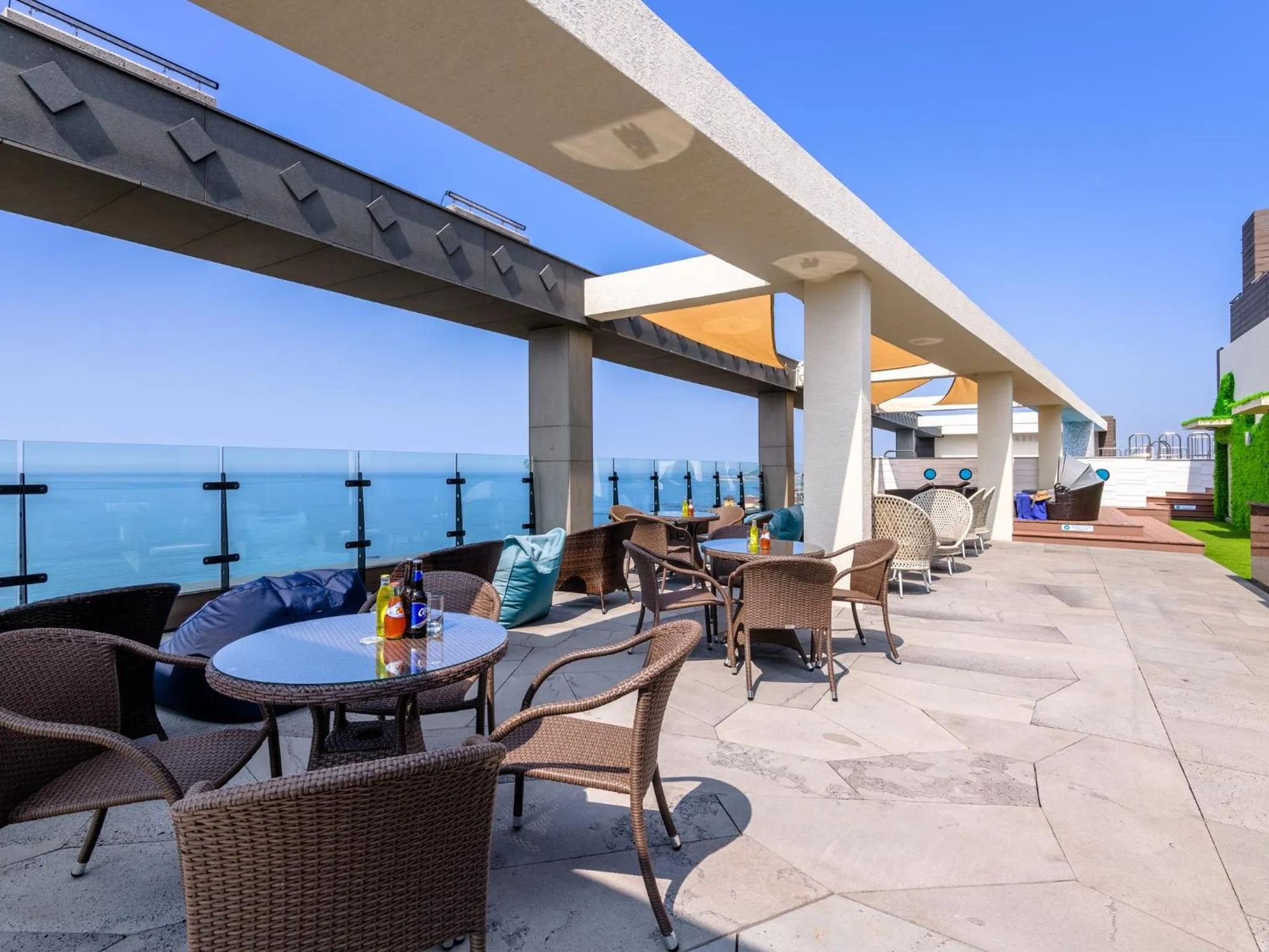 Balcony/Terrace in Grabel Hotel Jeju