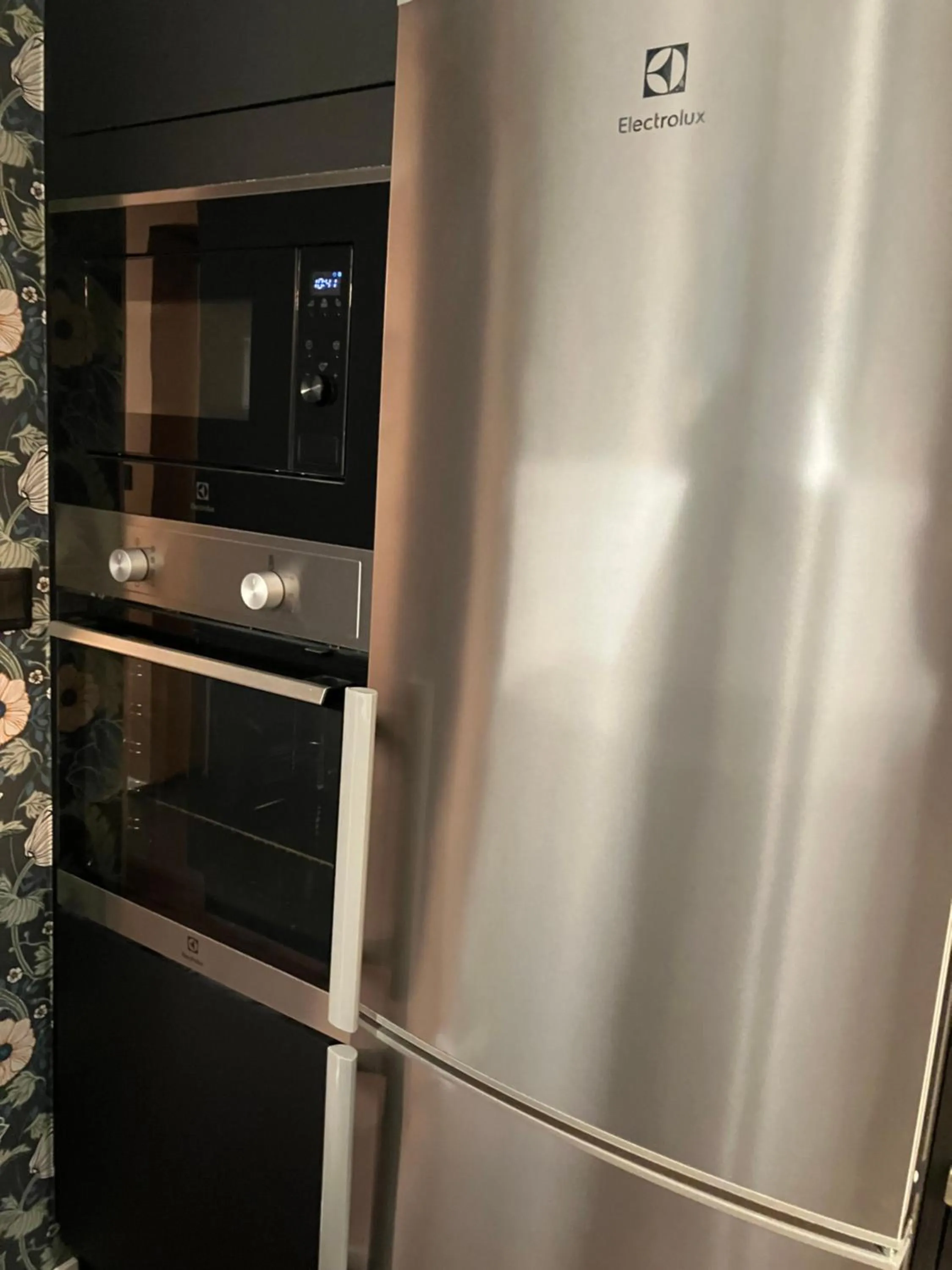 Kitchen or kitchenette in Riverside stay at Hotel - Ängelholm