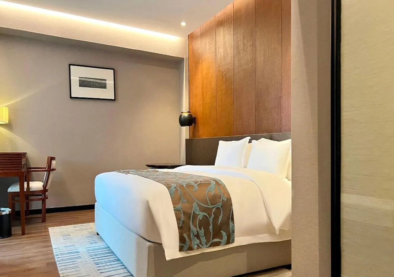 Bed in Jolie Vue Boutique Hotel Guilin (near Elephant Trunk Hill)