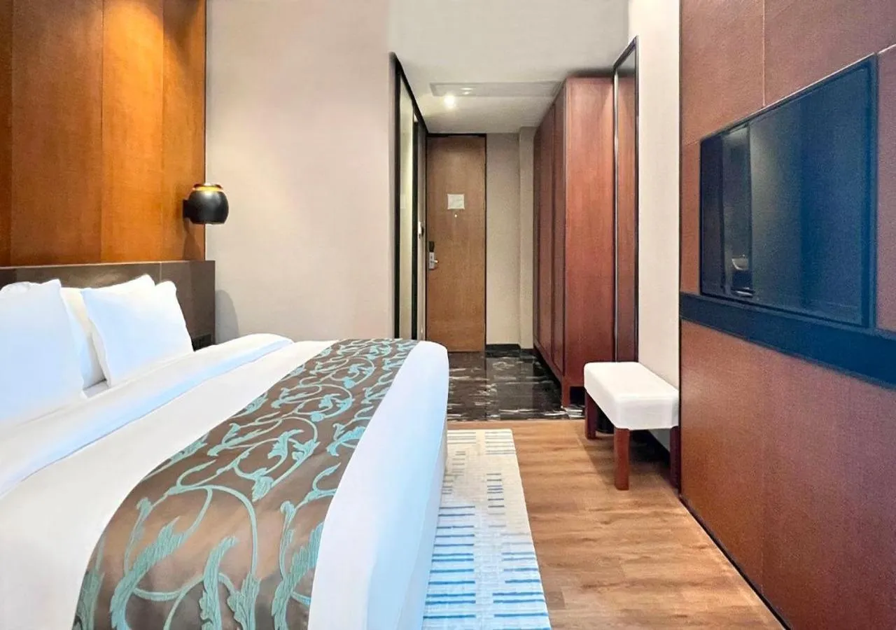 Bed in Jolie Vue Boutique Hotel Guilin (near Elephant Trunk Hill)