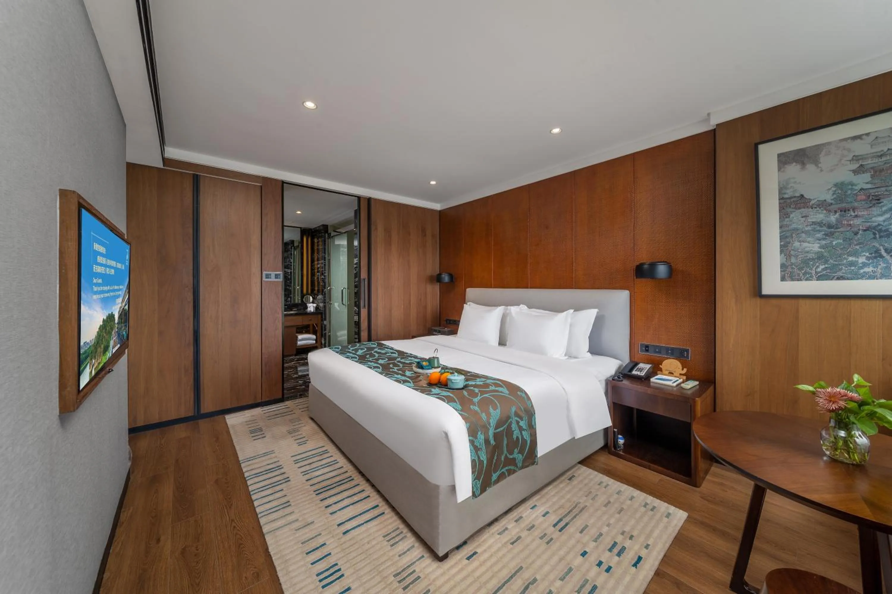 Bed in Jolie Vue Boutique Hotel Guilin (near Elephant Trunk Hill)