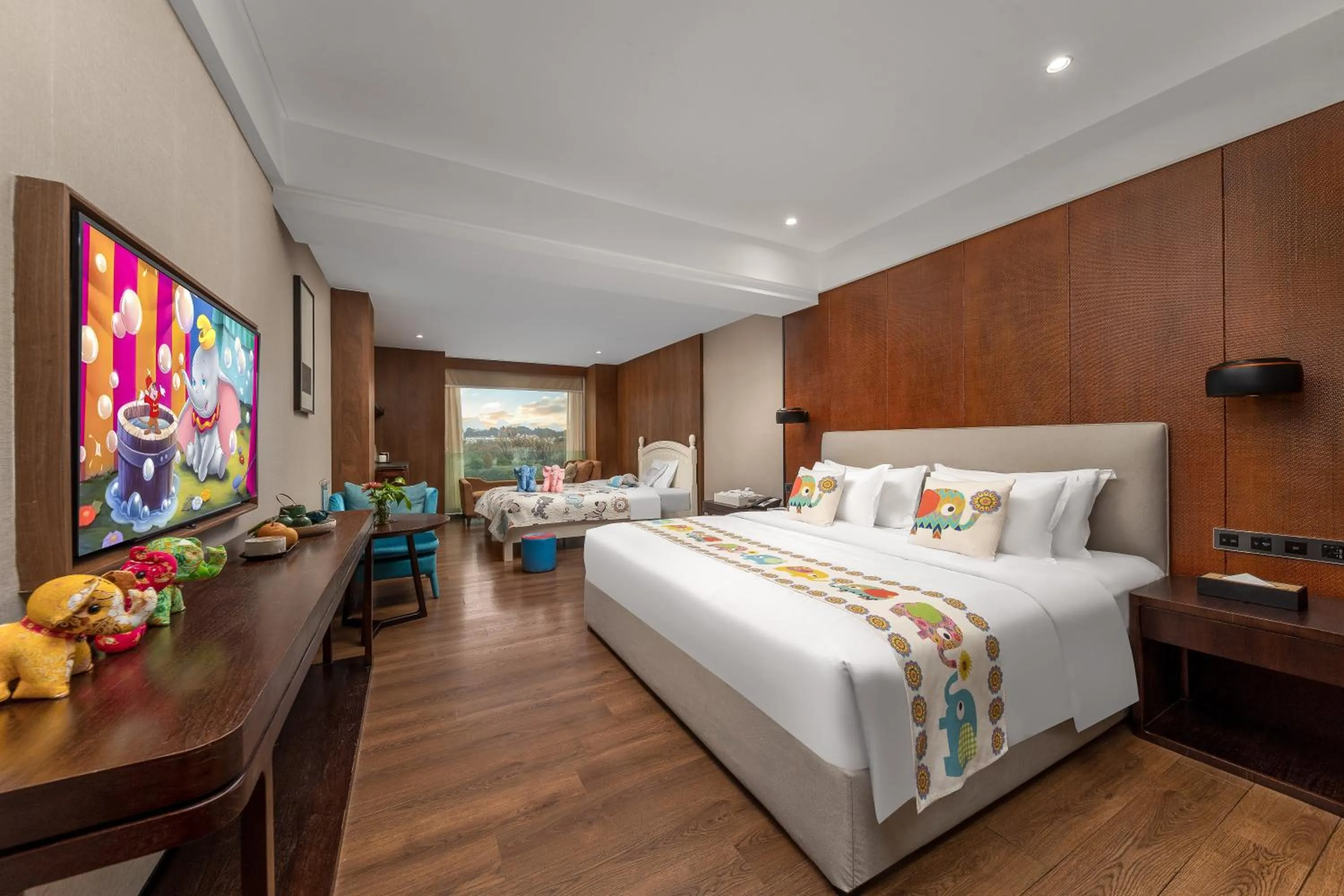 Bed in Jolie Vue Boutique Hotel Guilin (near Elephant Trunk Hill)