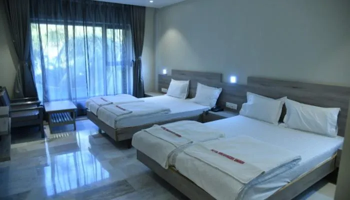 Bed in Hotel Hrushikesh