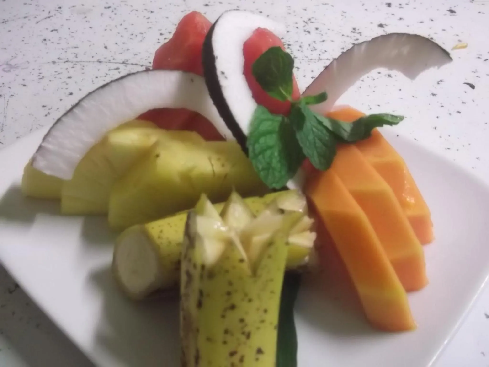 Food close-up in Rainforest Eco Lodge