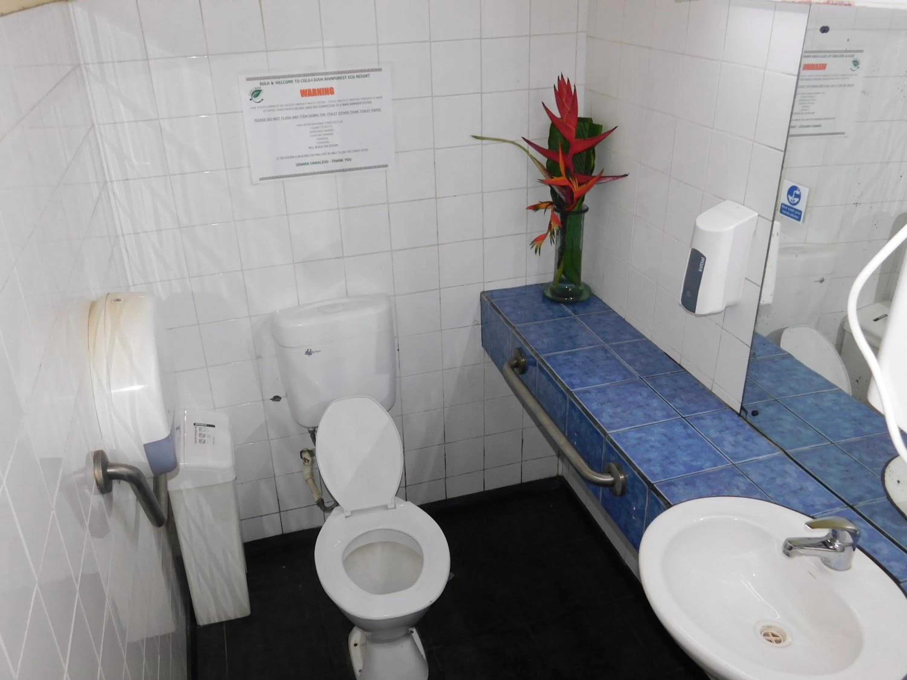 Toilet in Rainforest Eco Lodge