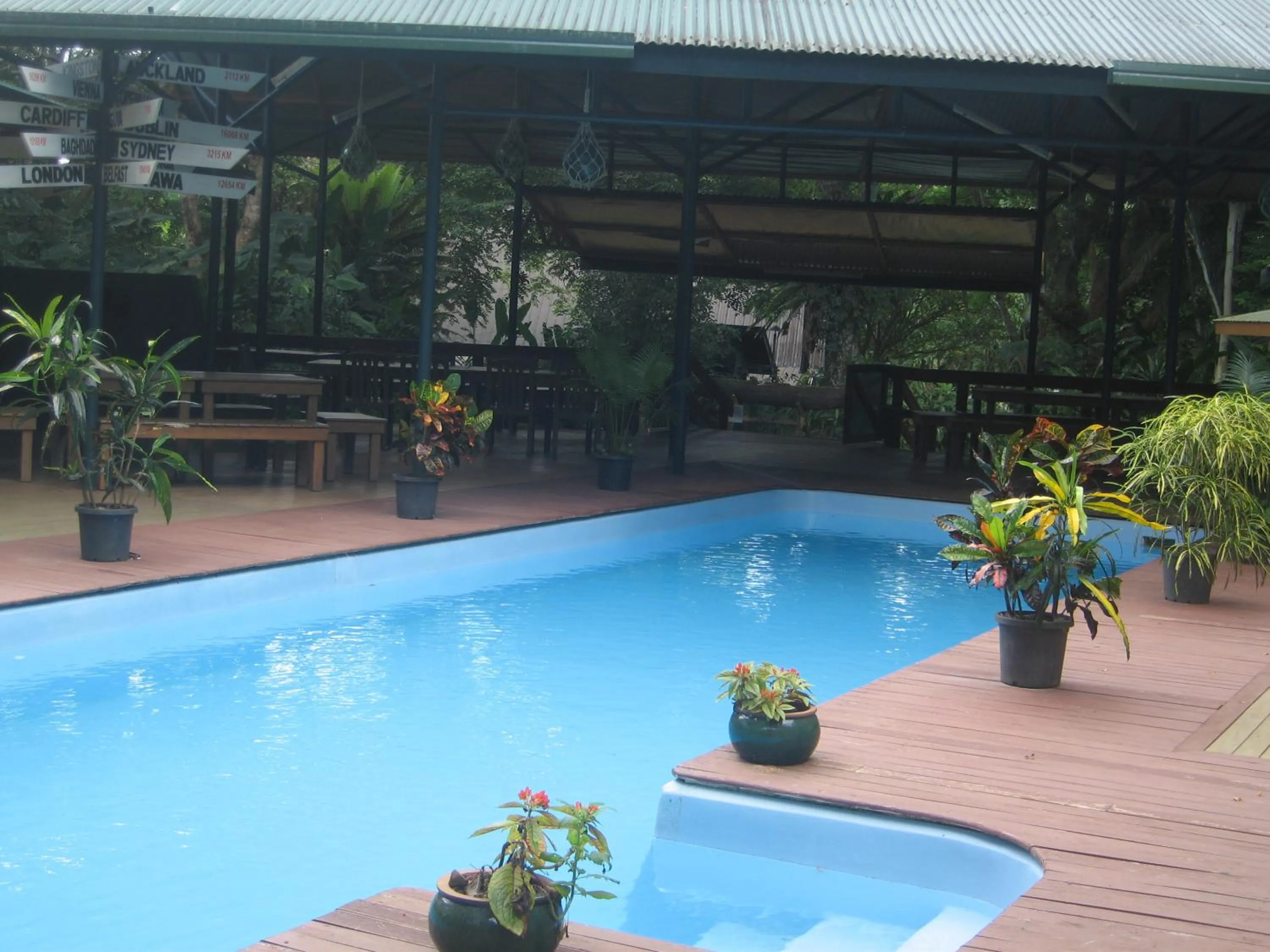 Swimming pool in Rainforest Eco Lodge
