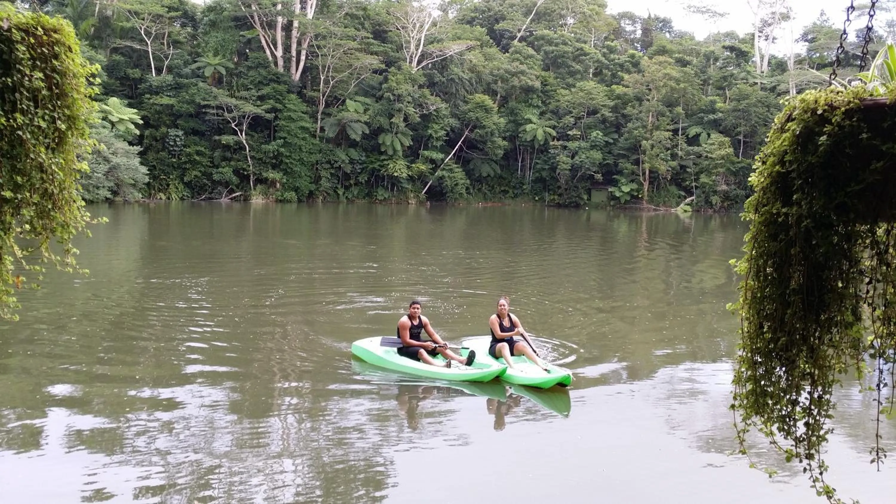 Canoeing in Rainforest Eco Lodge