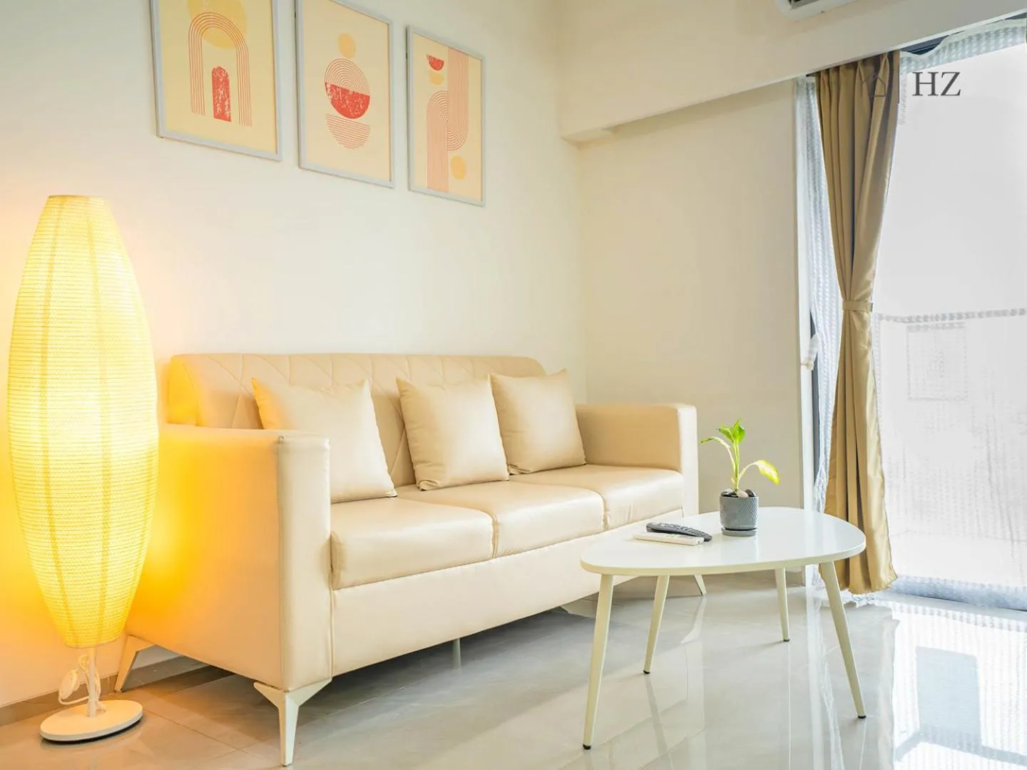 Living room in Z Bliss Suites, BKC