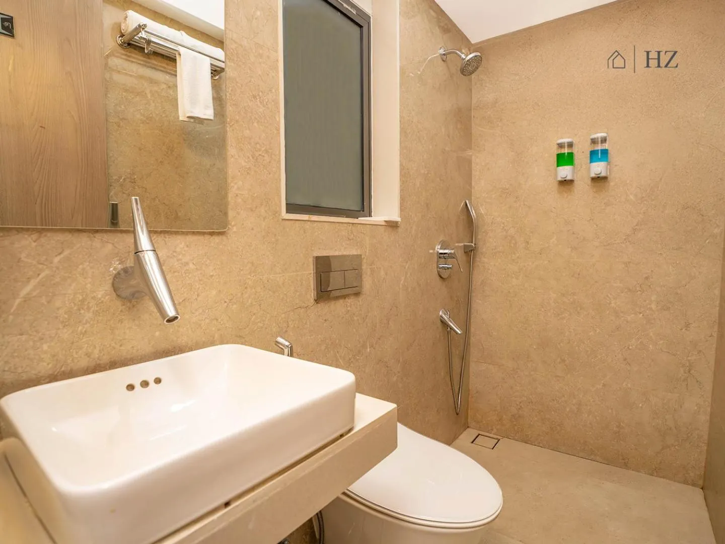Bathroom in Z Bliss Suites, BKC