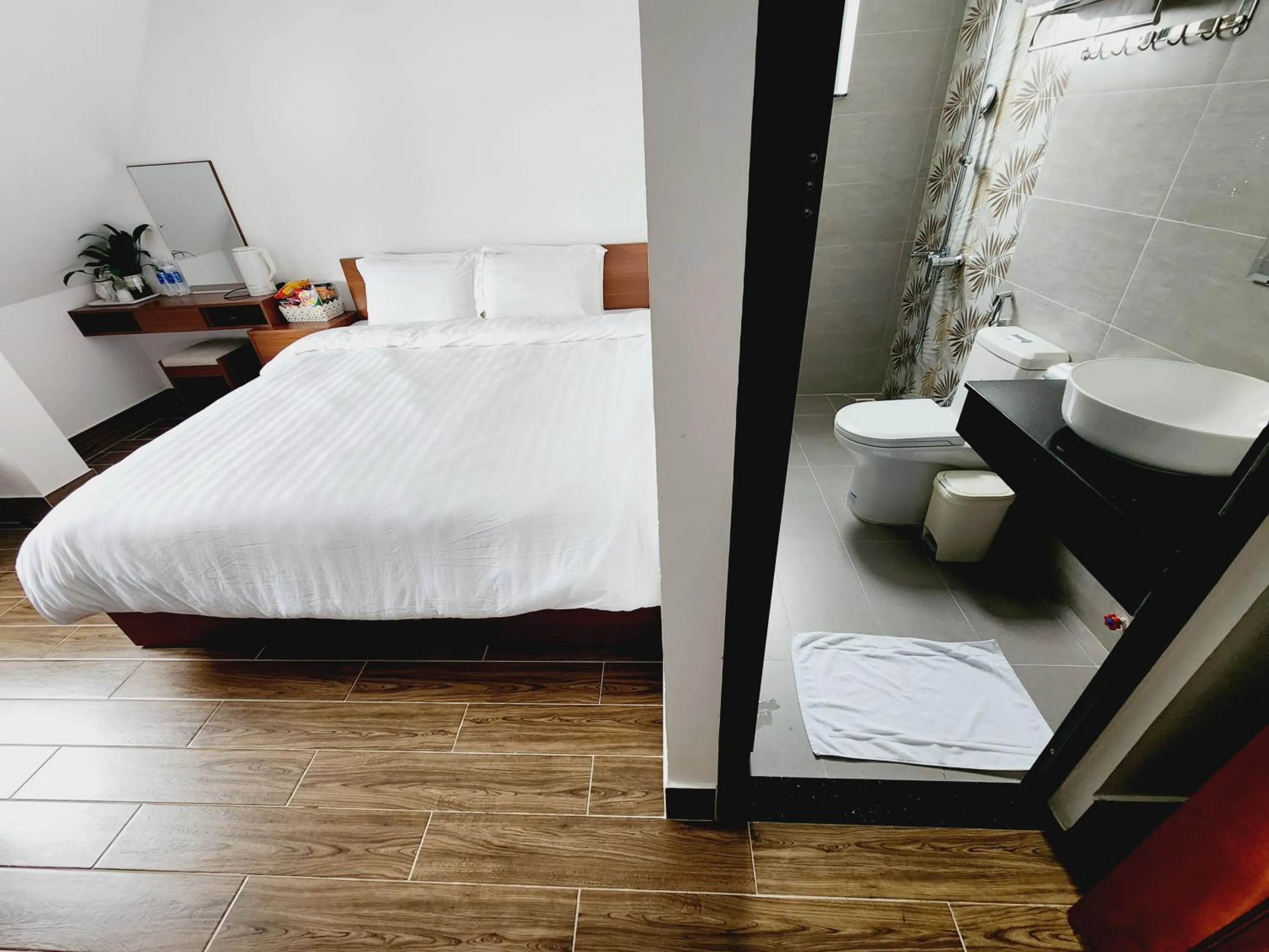 Bed in Happy Bun Hotel Da Lat