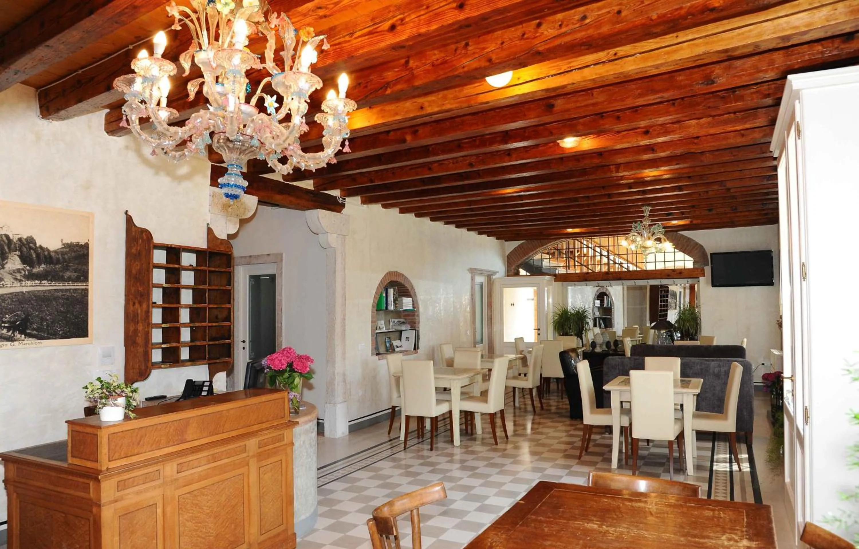 Lobby or reception in Hotel Albergo al Sole