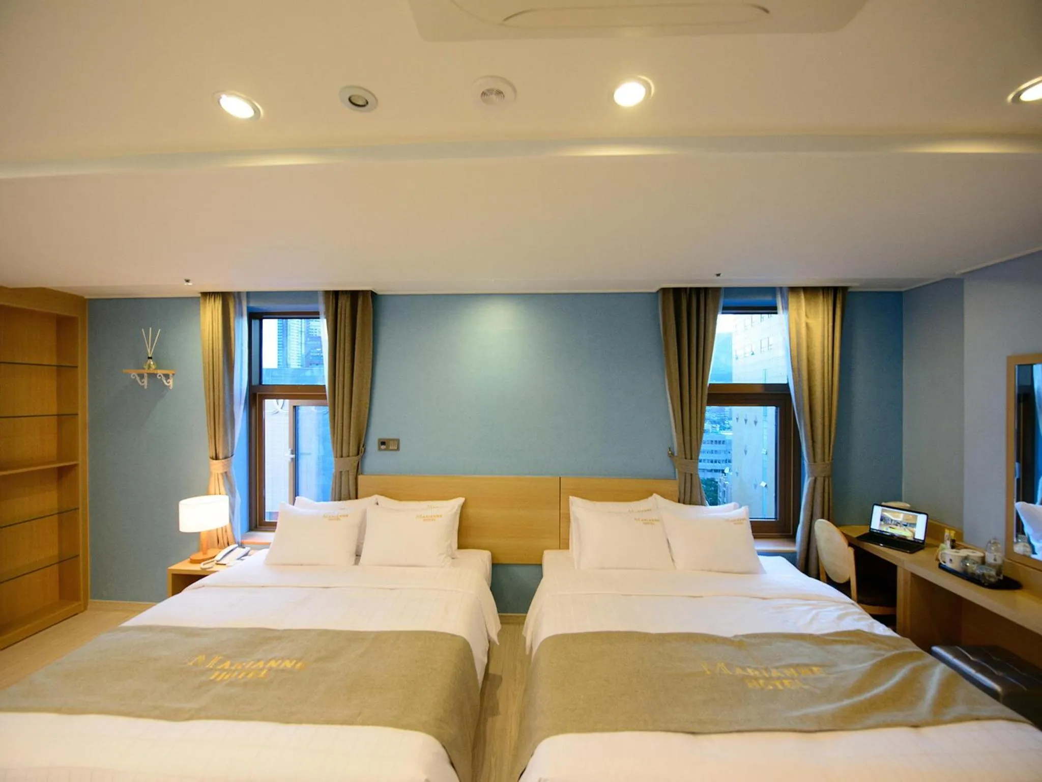 Bedroom, Bed in Haeundae Marianne Hotel