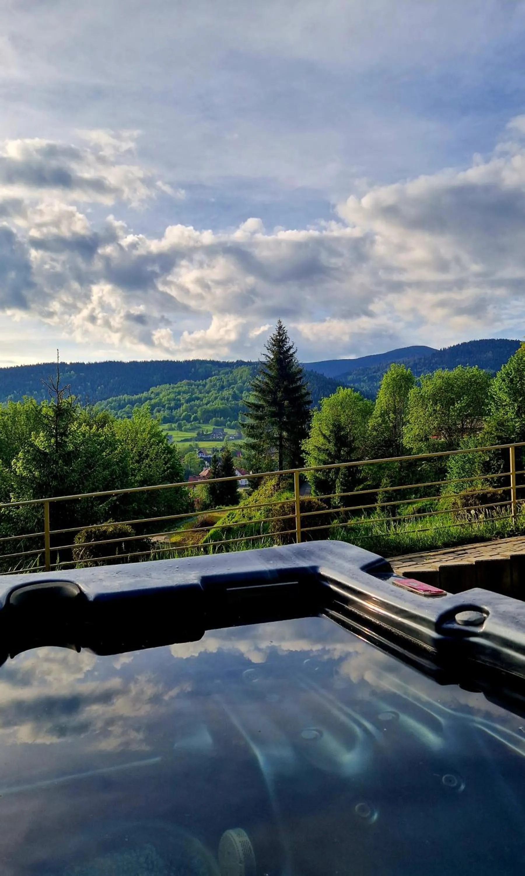 Hot Tub in Hotel Karolek
