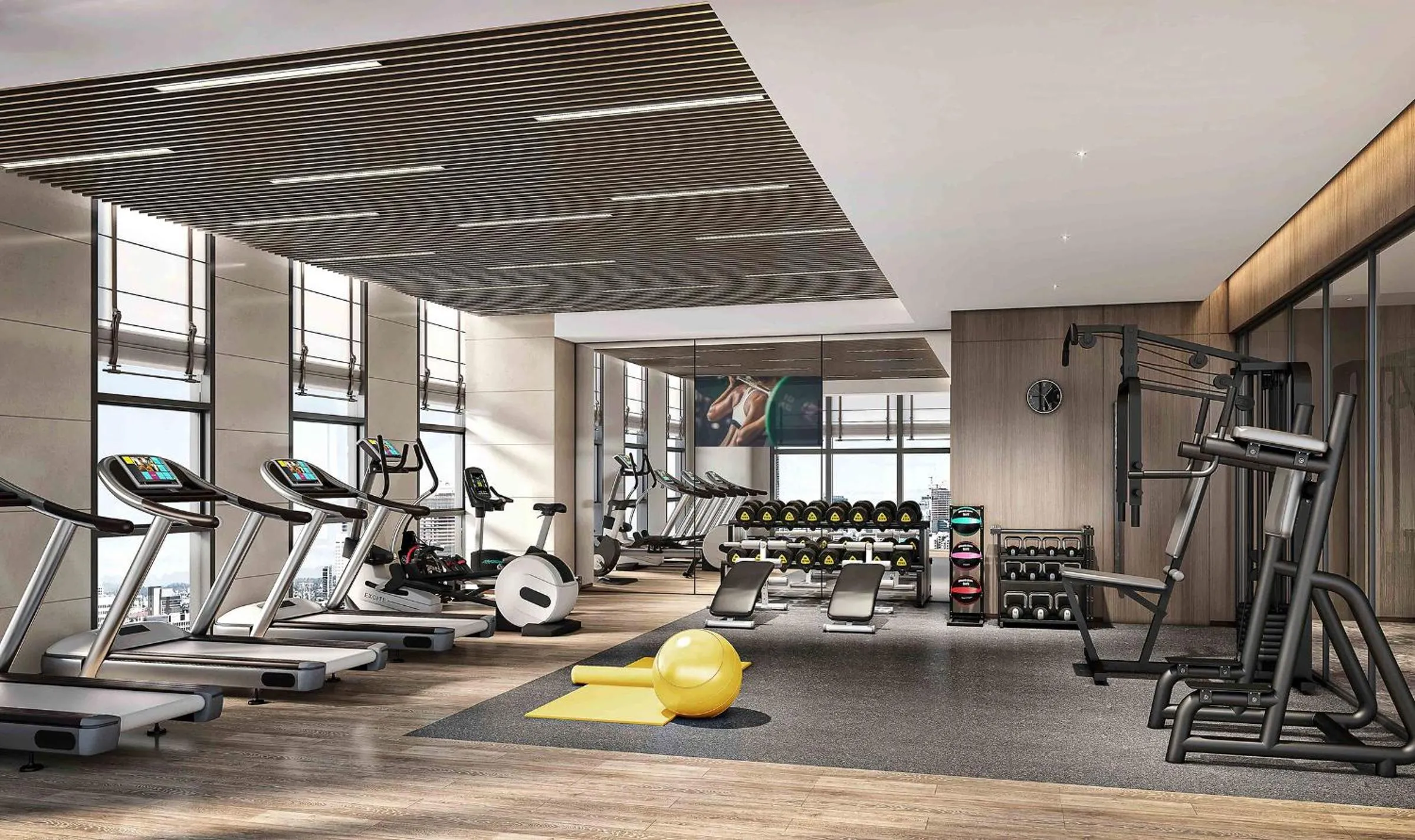 Fitness centre/facilities in Hotel Plume Chengdu, Tapestry Collection By Hilton