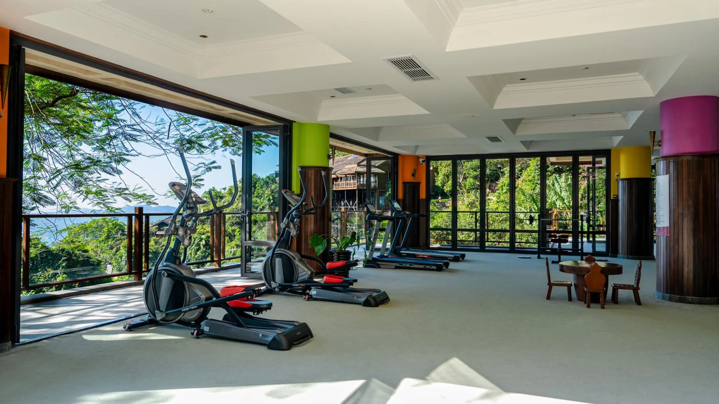Fitness centre/facilities in Yalong Bay Earthly Paradise Birds Nest Resort （Mountain Villas)