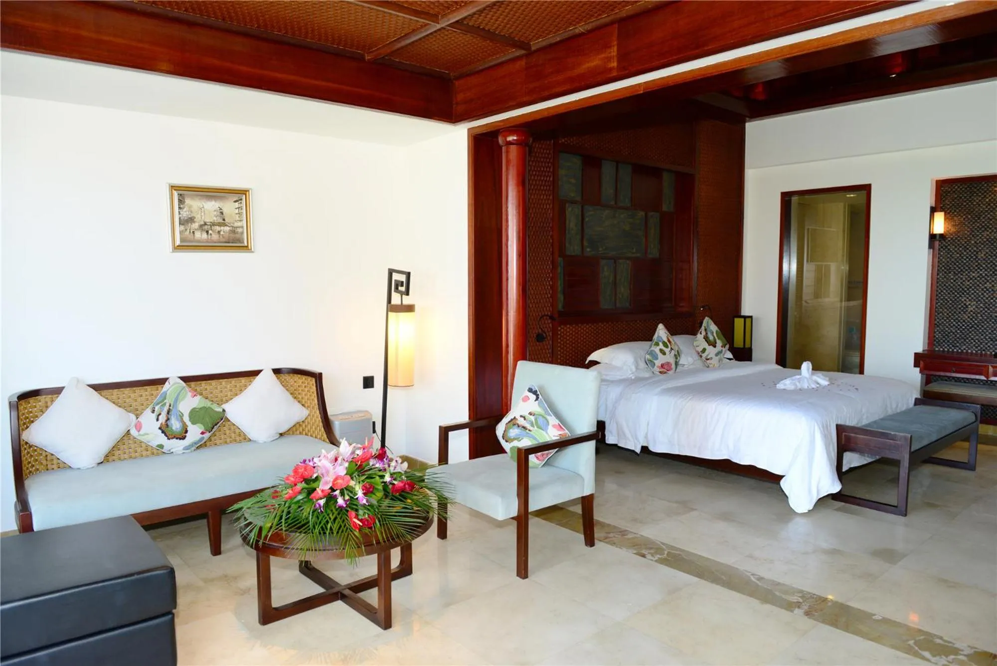 Bed in Yalong Bay Earthly Paradise Birds Nest Resort （Mountain Villas)