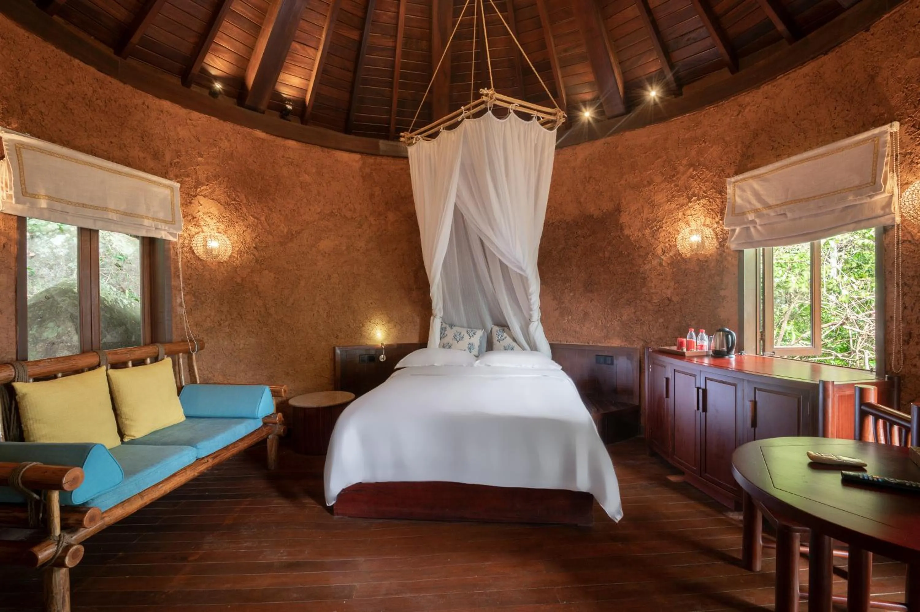 Bed in Yalong Bay Earthly Paradise Birds Nest Resort （Mountain Villas)