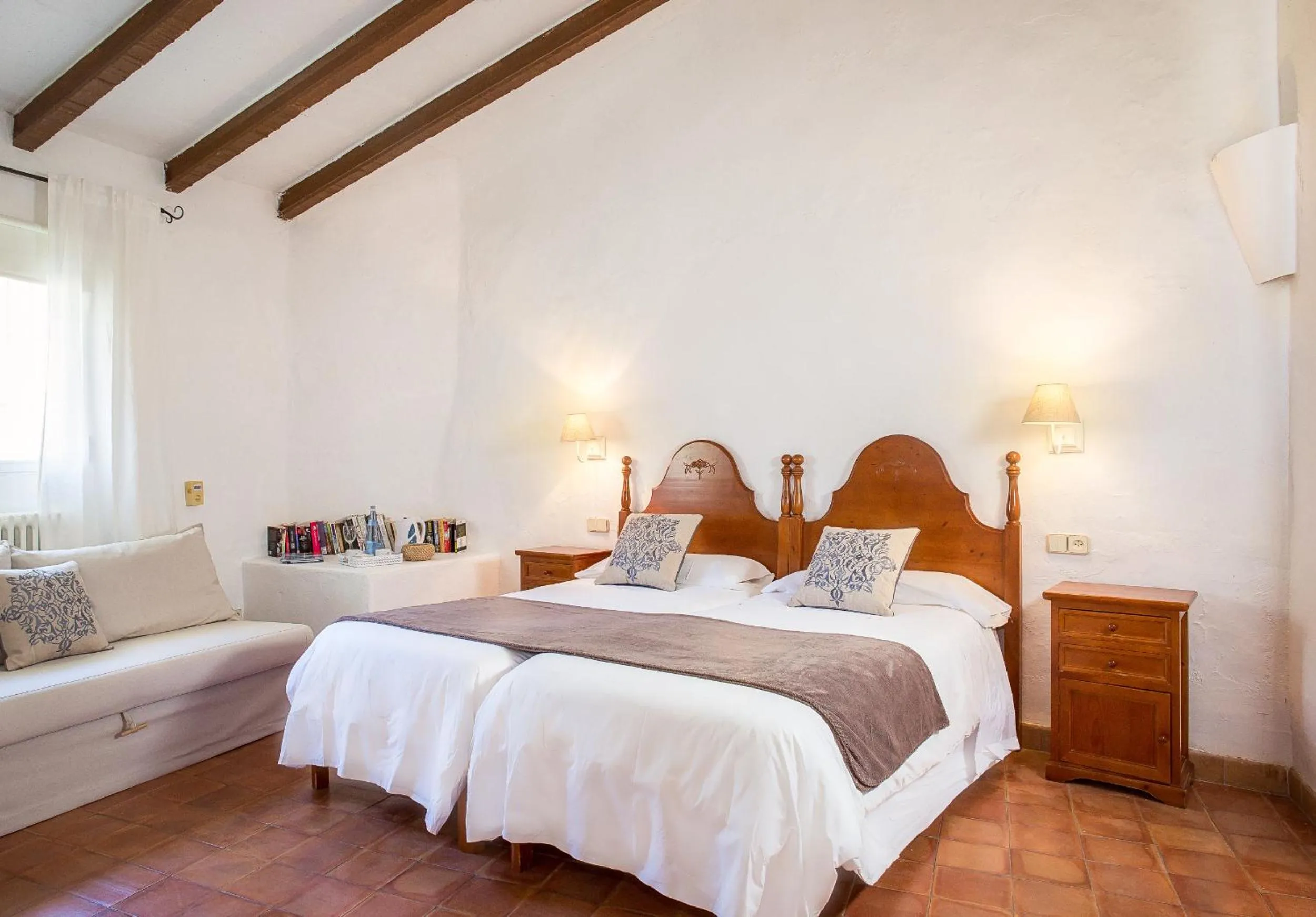 Bed in Finca Es Castell