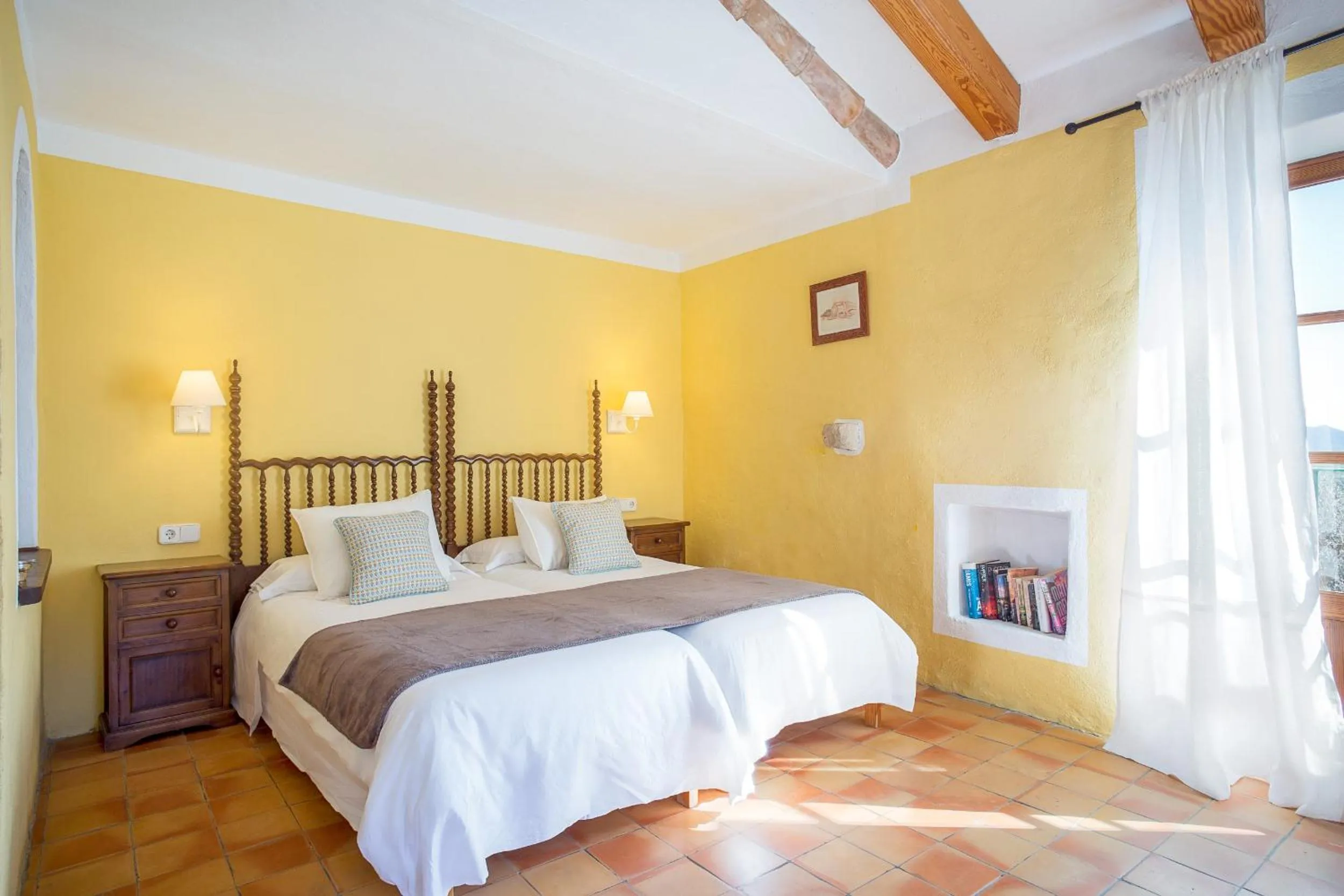Bed in Finca Es Castell