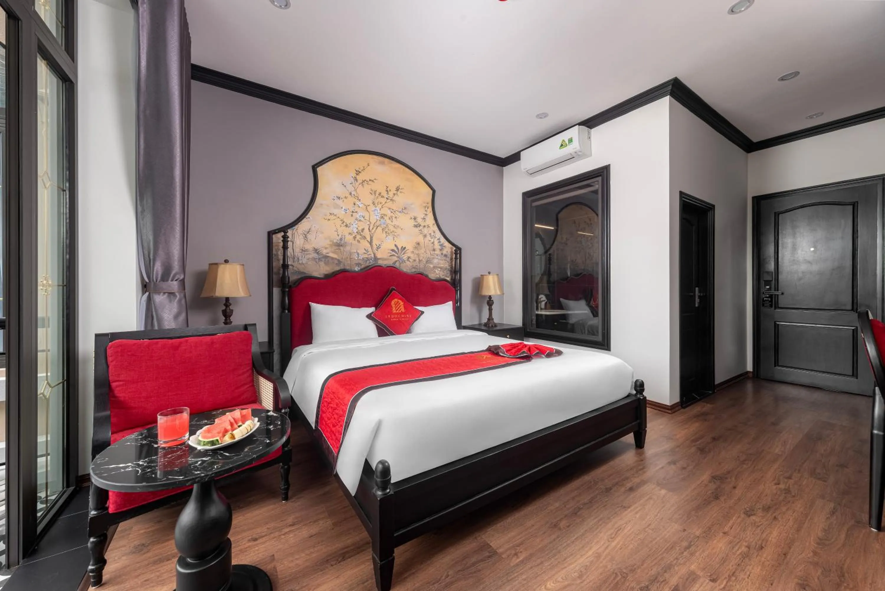 Bed in Indochine Boutique Hotel Ninh Bình