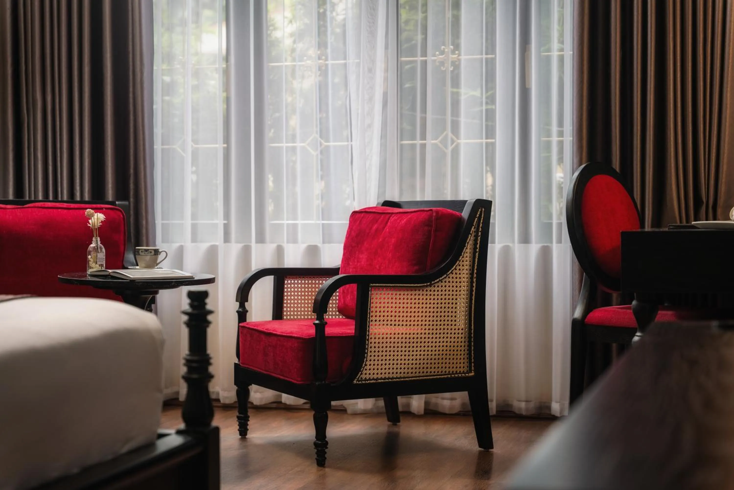 Seating area, Bed in Indochine Boutique Hotel Ninh Bình