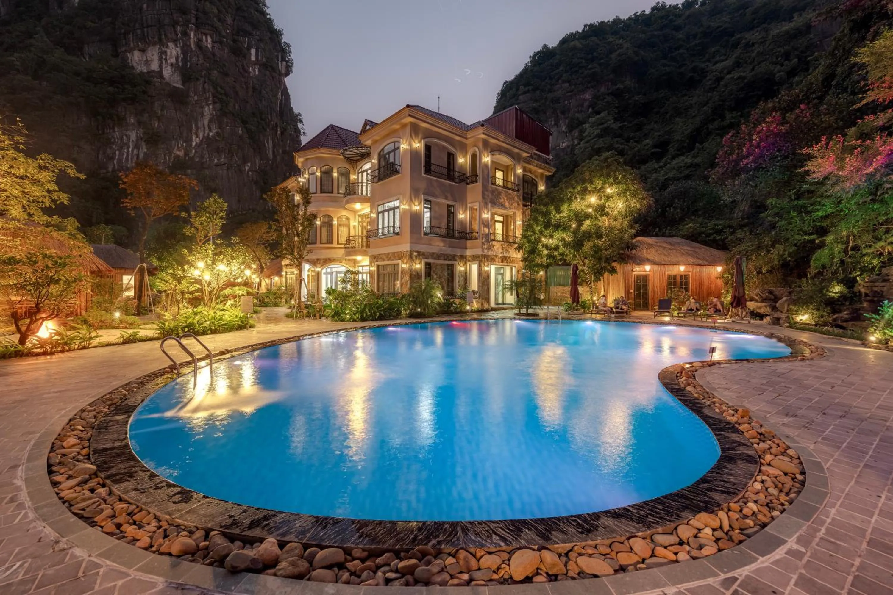 Swimming pool in Indochine Boutique Hotel Ninh Bình