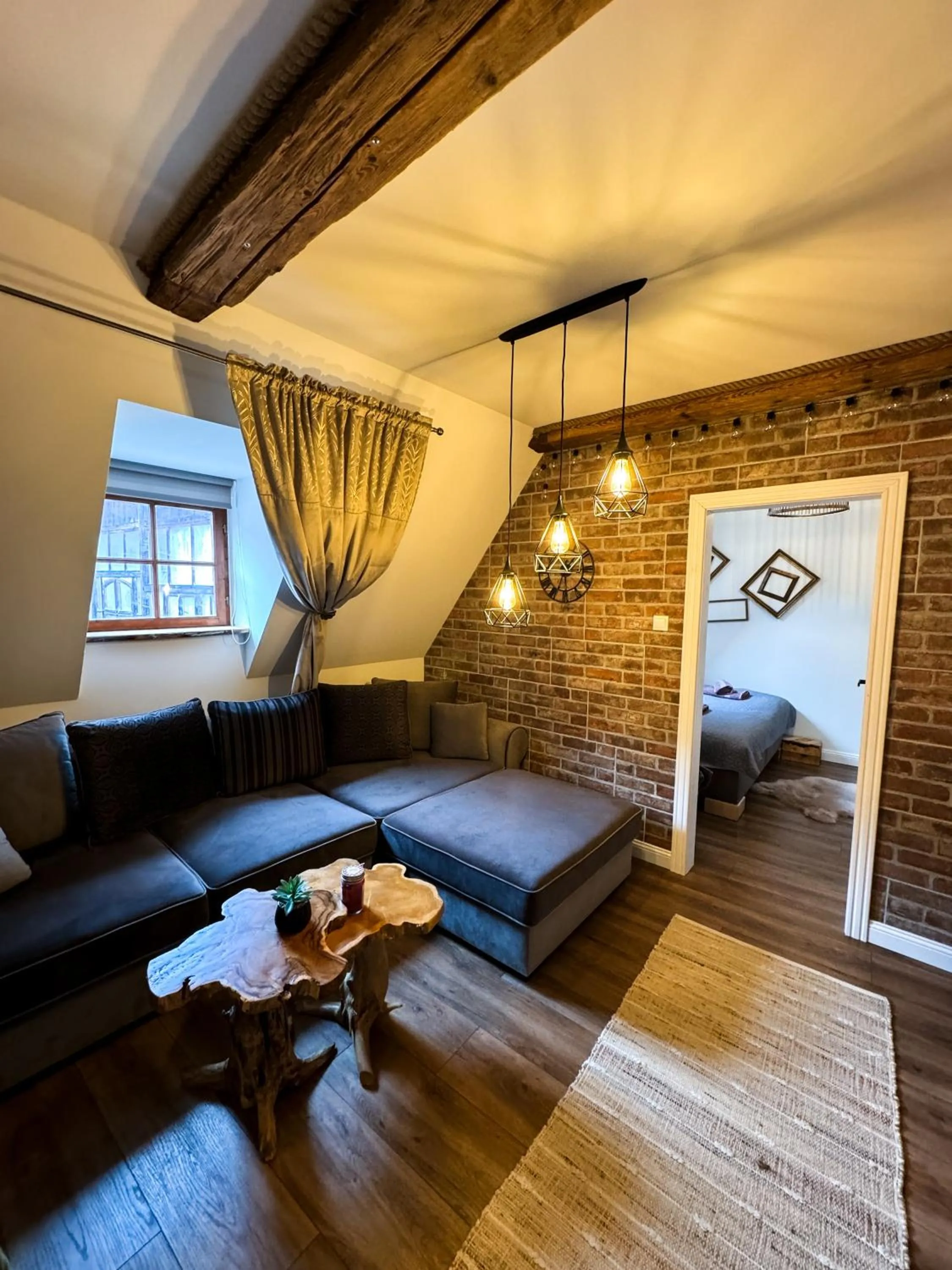 Photo of the whole room, Bed in Opera apartments - Mestský palác