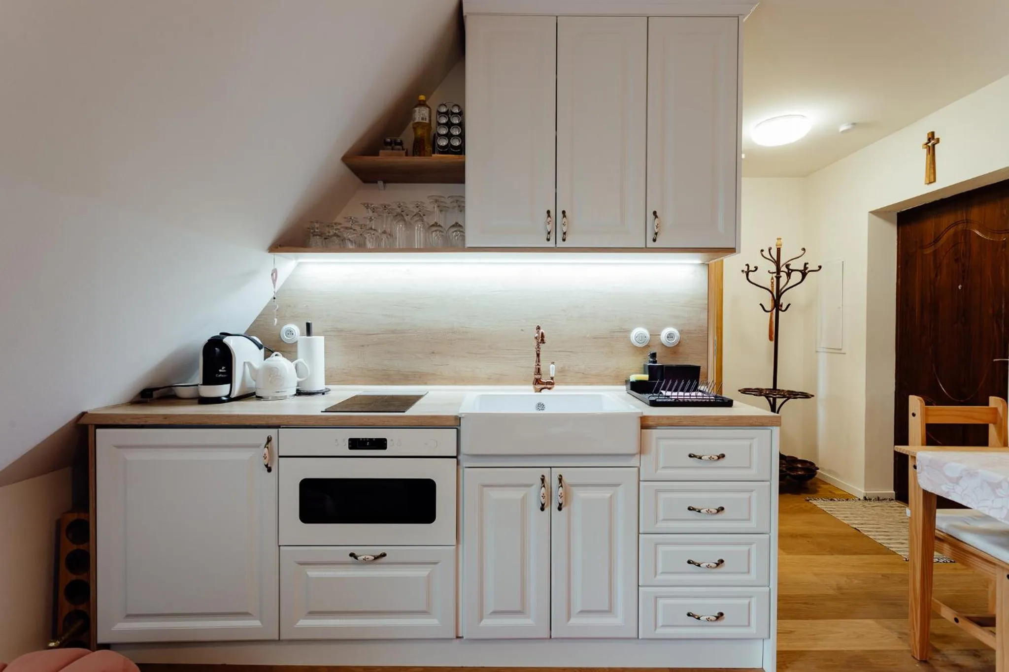 Kitchen or kitchenette in Opera apartments - Mestský palác