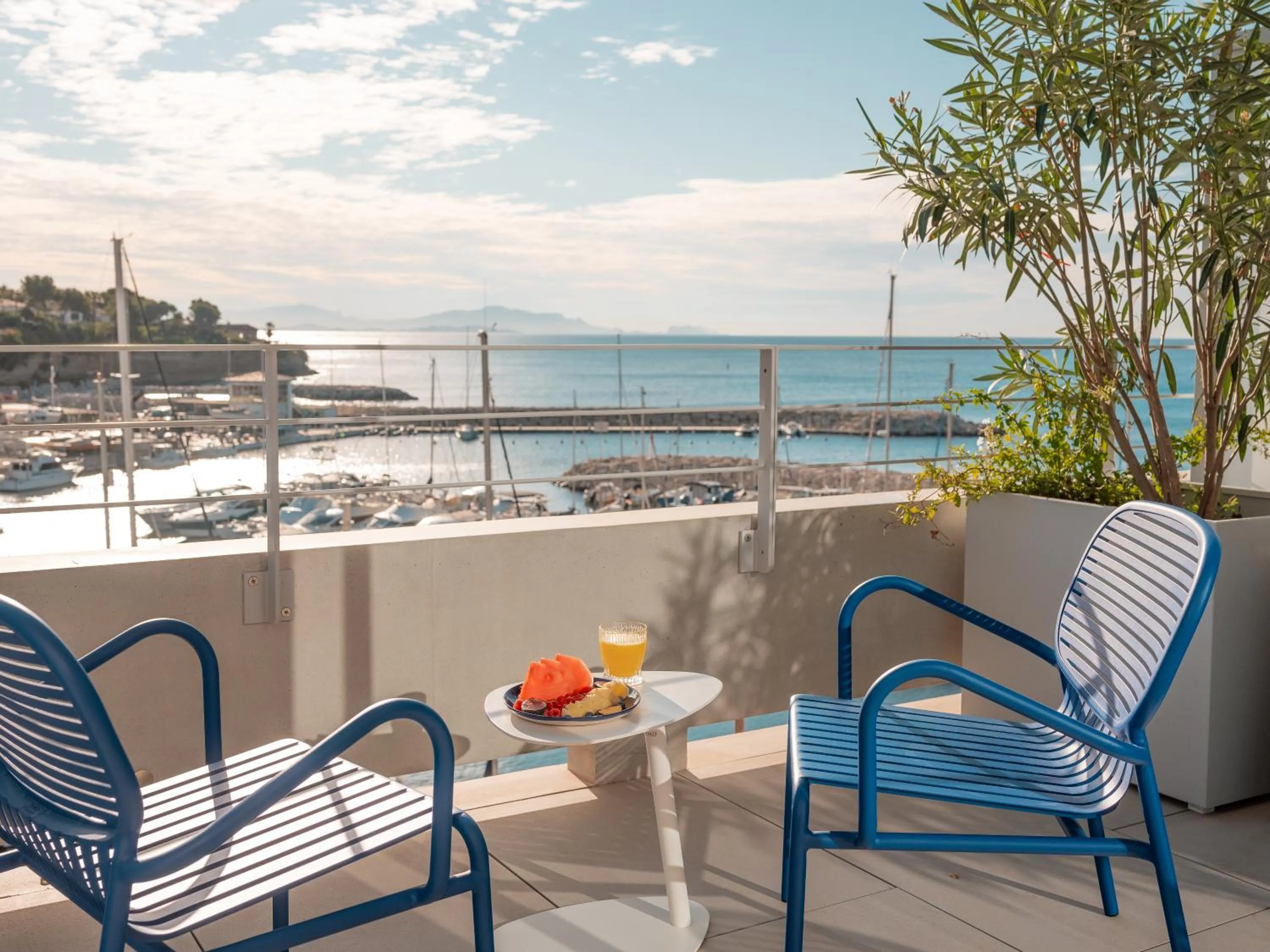 Patio in Bleu Hôtel & Spa