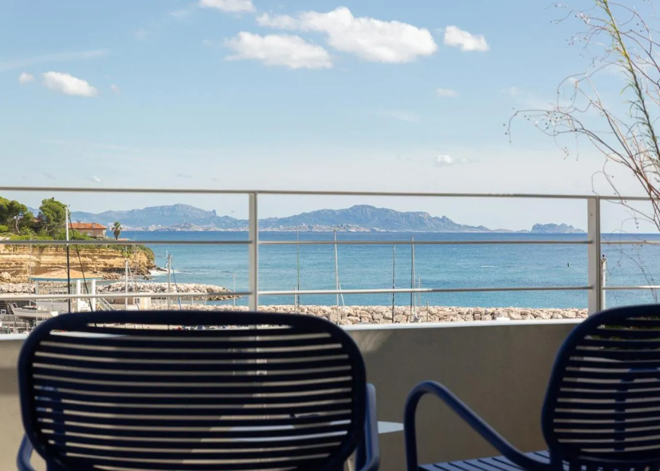 Balcony/Terrace in Bleu Hôtel & Spa