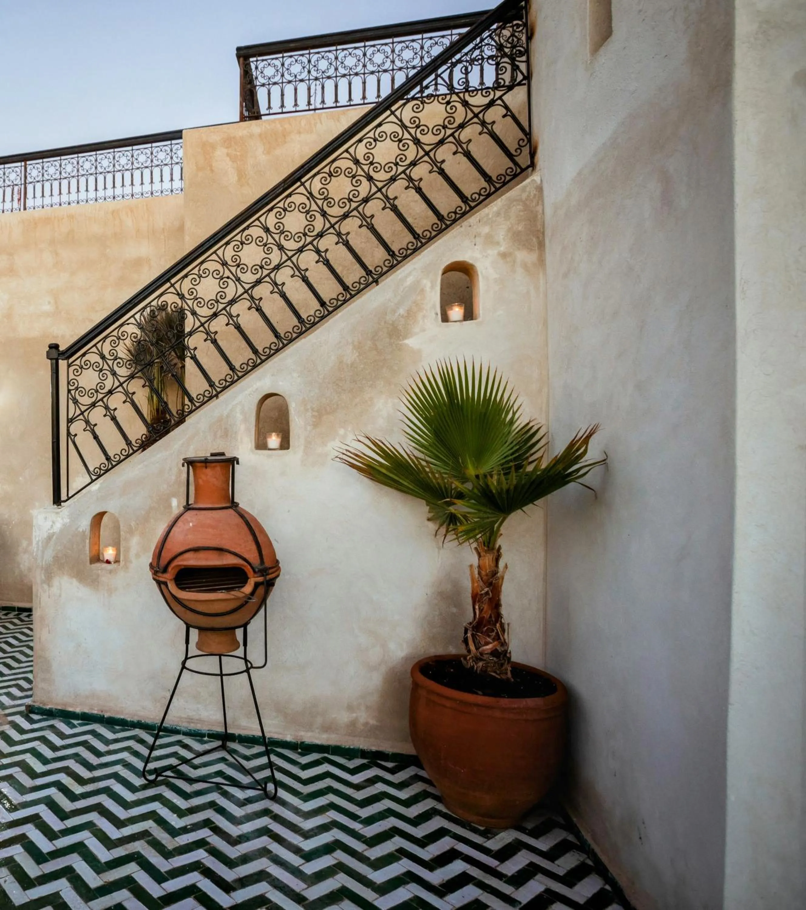 Balcony/Terrace in Riad Zazz
