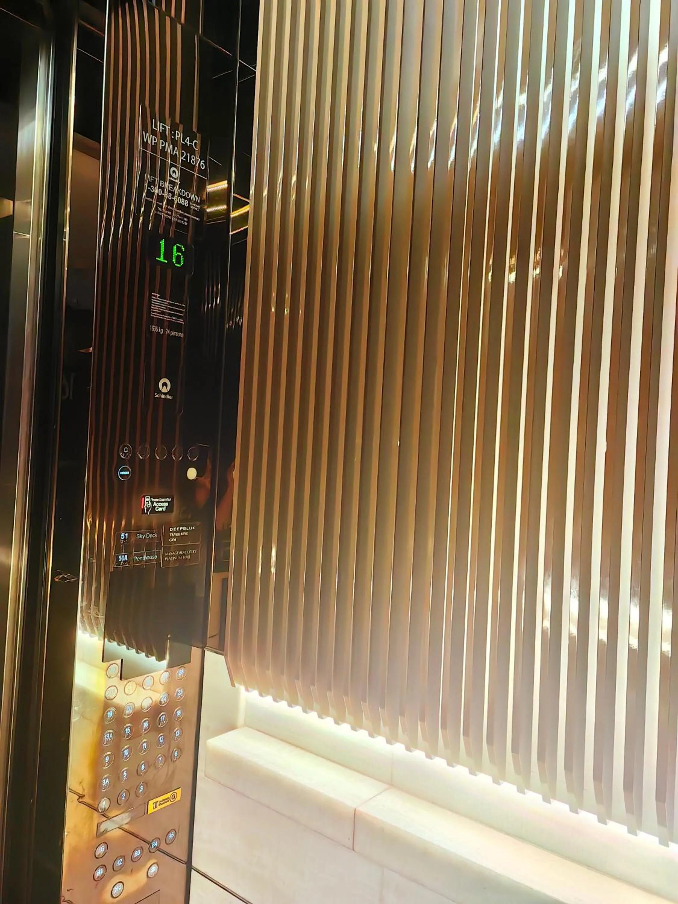 elevator in Platinum Suites Tower 1 Kuala Lumpur