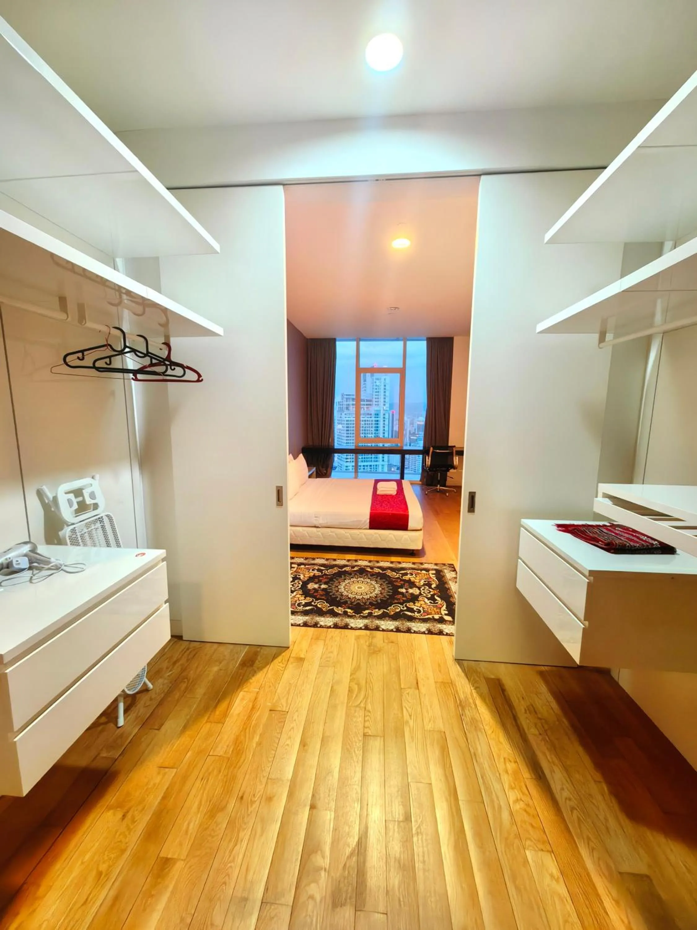 wardrobe in Platinum Suites Tower 1 Kuala Lumpur
