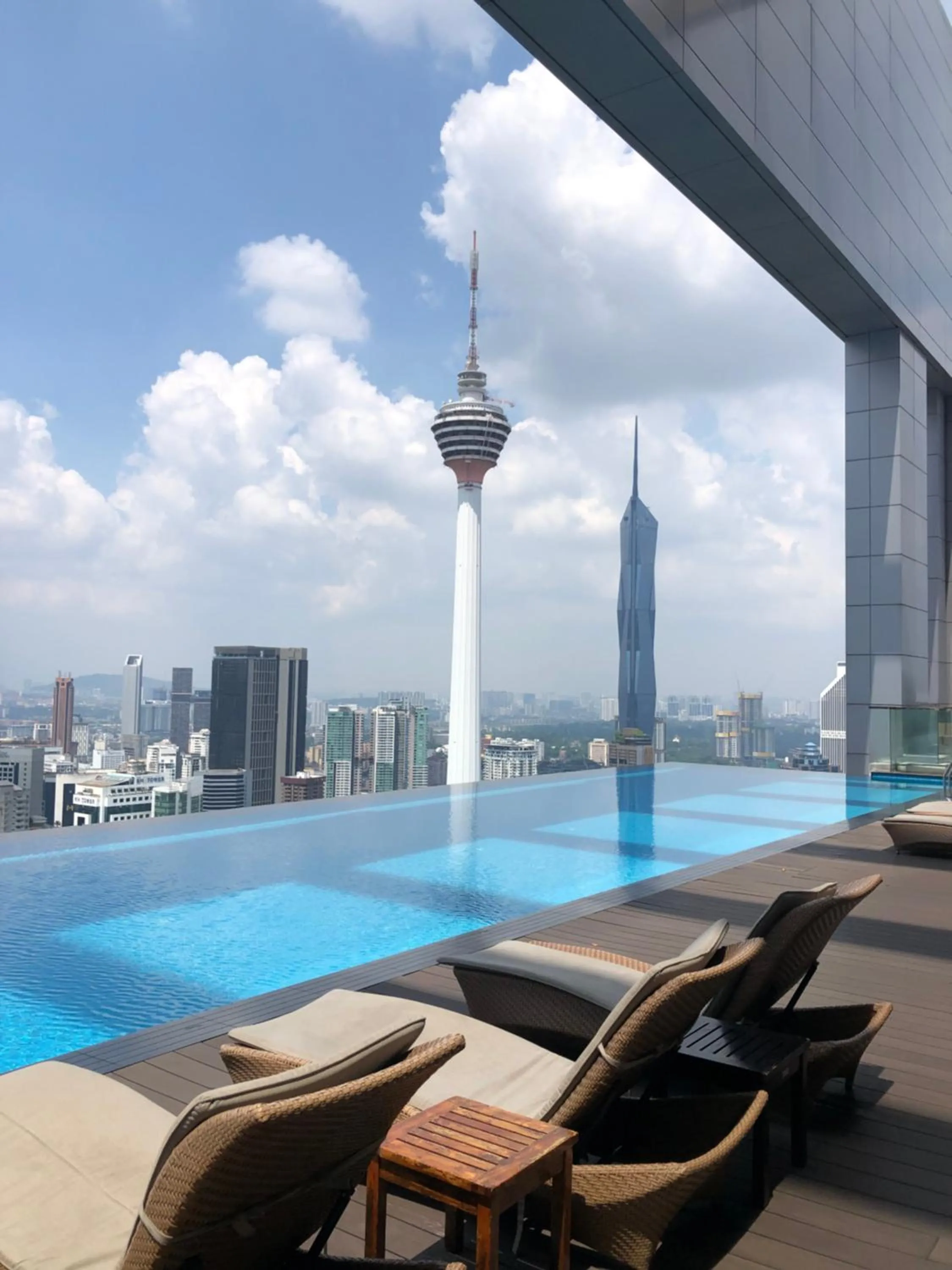 Pool view in Platinum Suites Tower 1 Kuala Lumpur