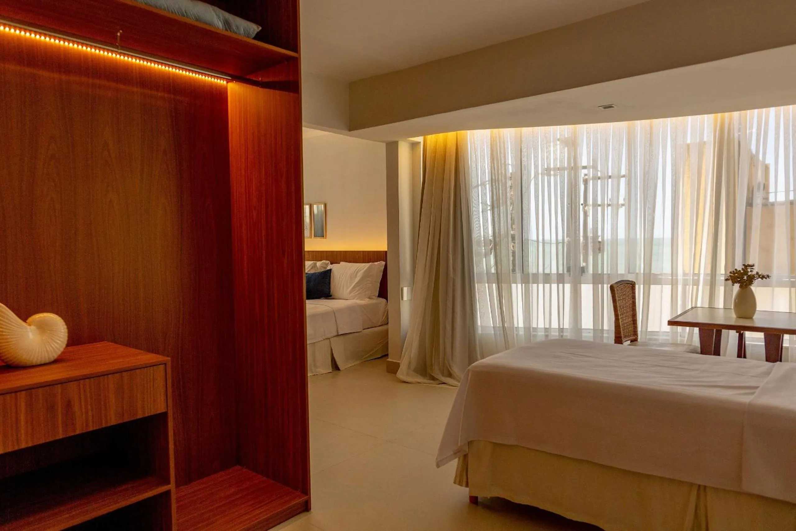 Bed in Vip Praia Hotel em Ponta Negra