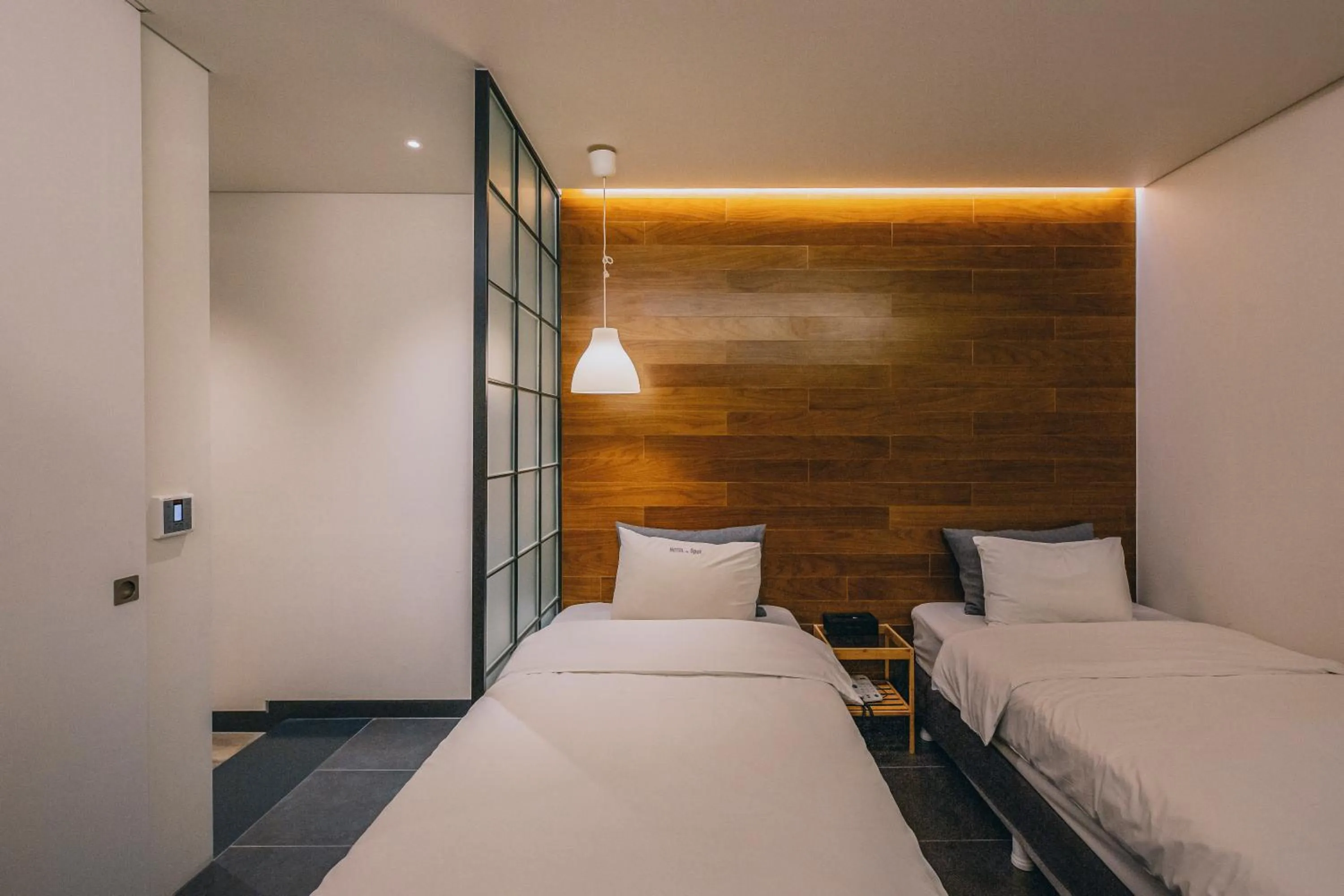 Bed in Gwangju Hotel the spot